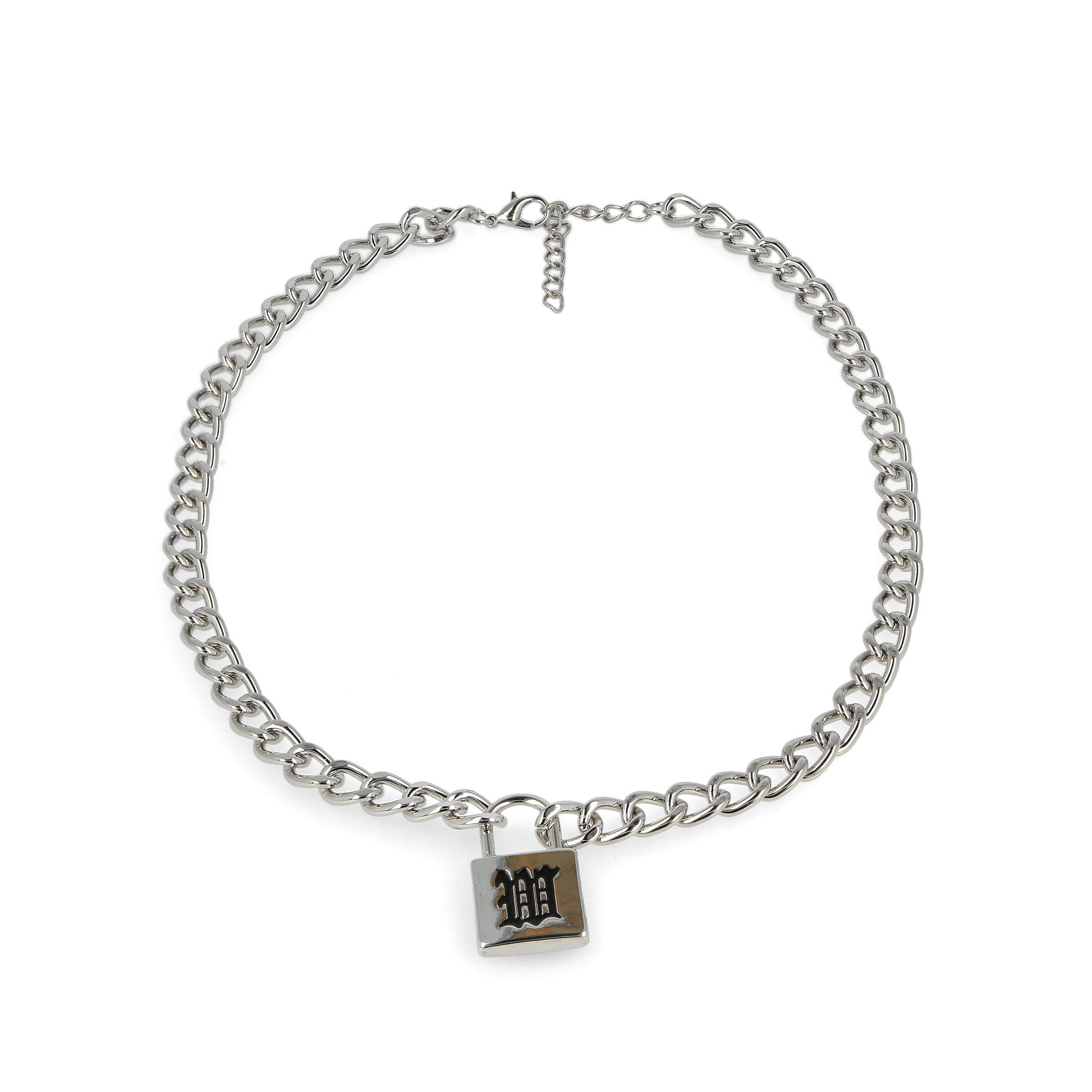 Wasted Paris Padlock Chain Silver Jewelry WPPC | Overkill