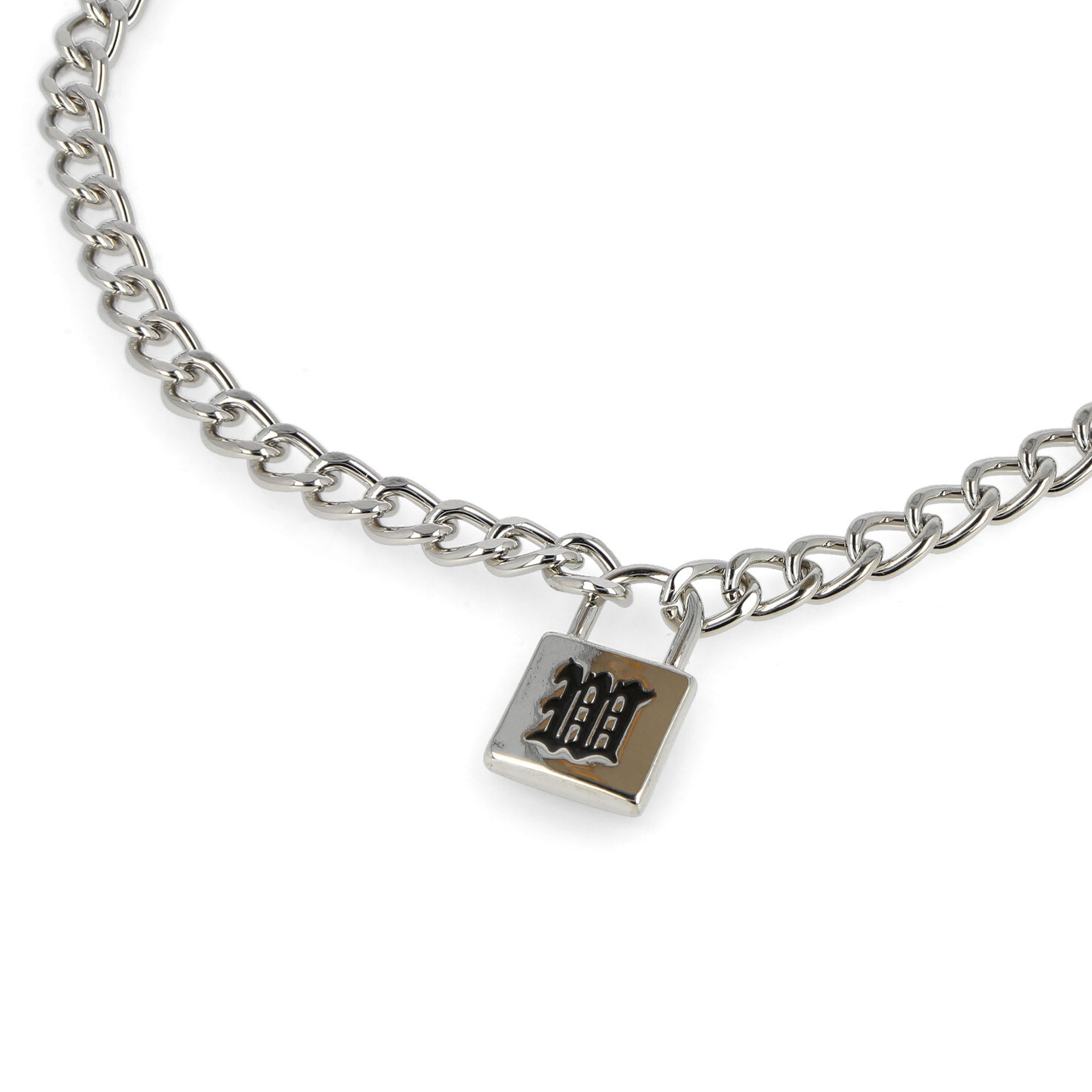 Wasted Paris Padlock Chain Silver Jewelry Material | Overkill