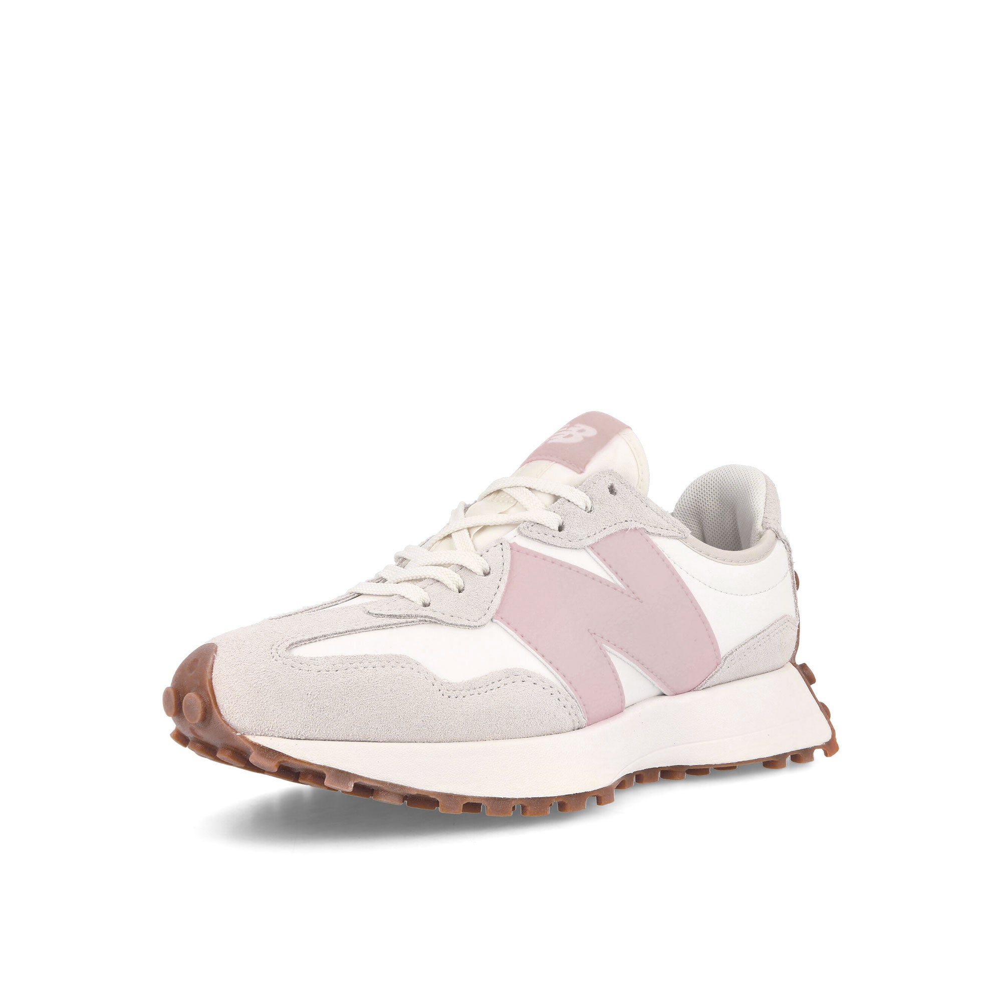 New Balance WS327AL Stone Pink / Beige Sneakers Close Up | Overkill