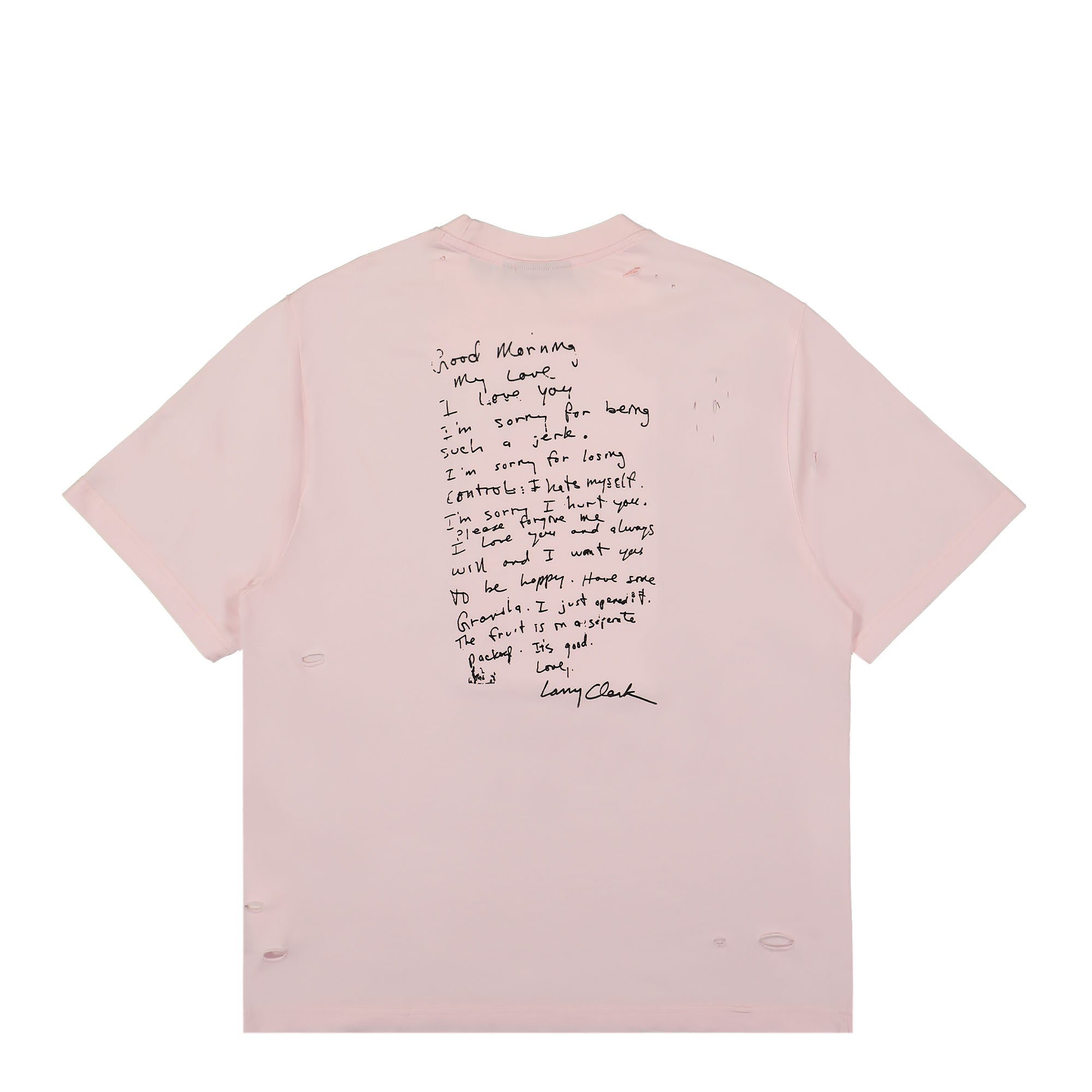 Wasted Paris Destroy Absolution T-Shirt Faded Sour Pink T-Shirts Close-up | Overkill