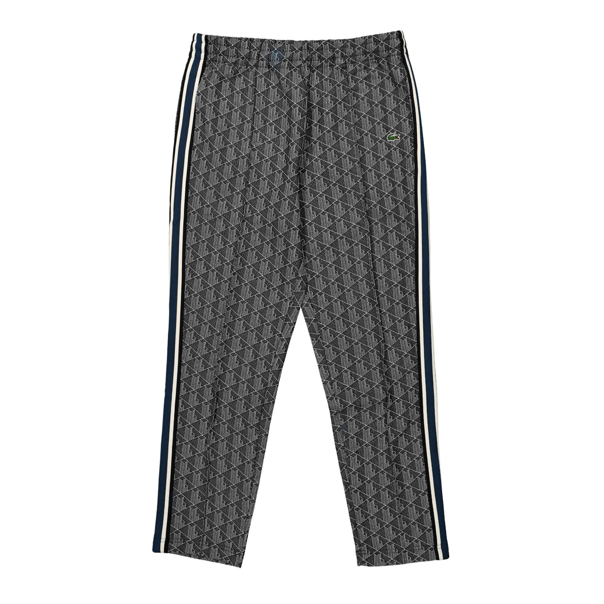 Lacoste Paris Jacquard Monogram Track Pants Black / Dark Grey Sweat & Track Pants XH1440-00 4PC | Overkill