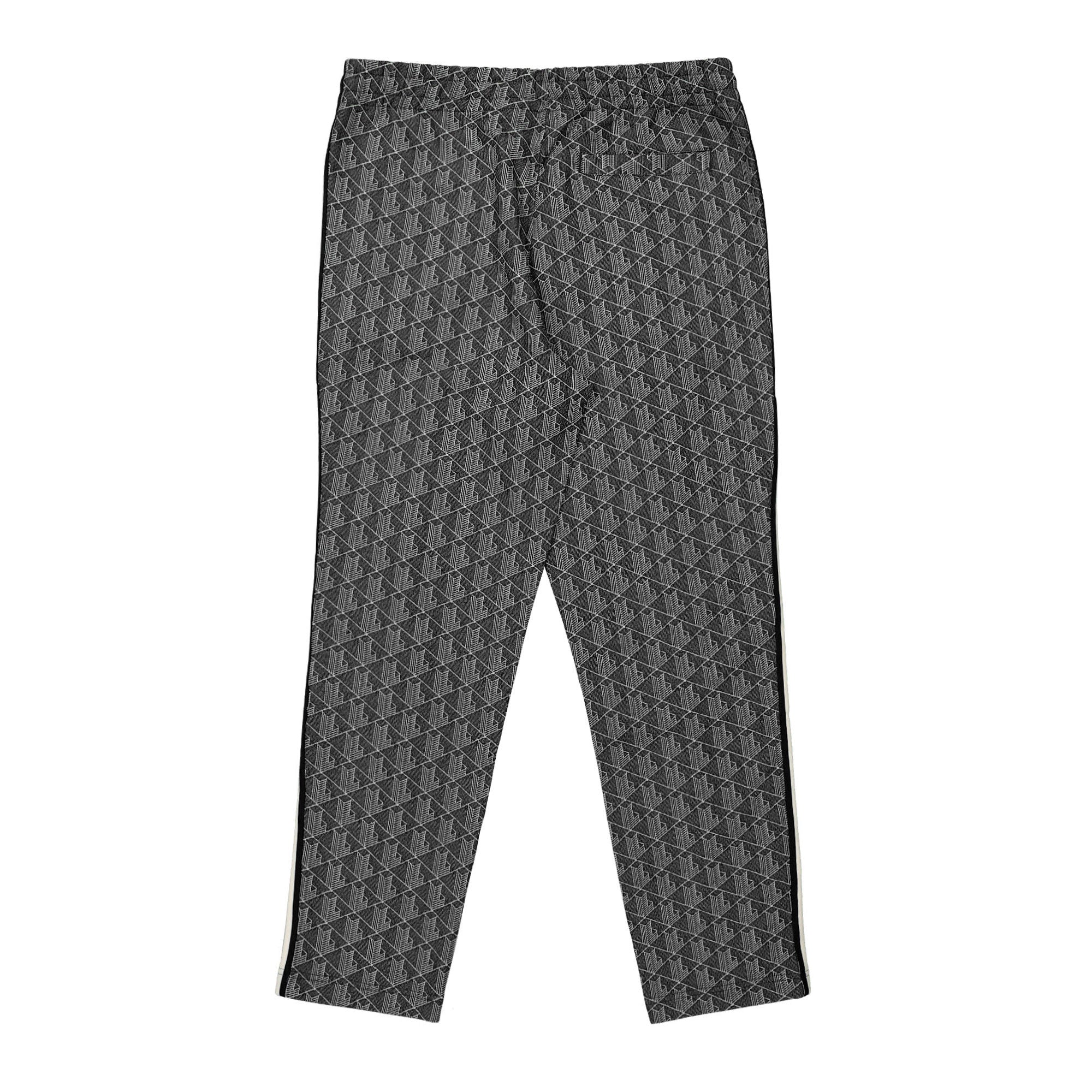 Lacoste Paris Jacquard Monogram Track Pants Black / Dark Grey Sweat & Track Pants Material | Overkill
