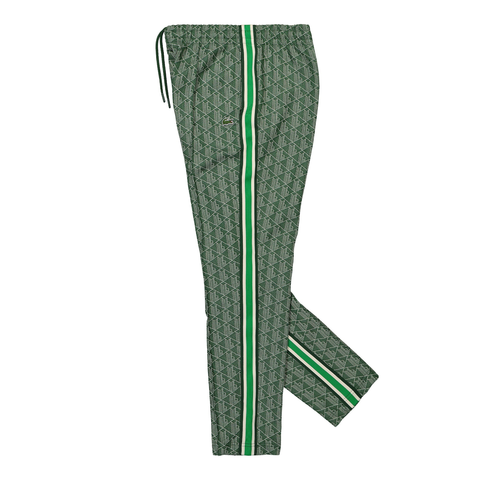 Lacoste Paris Monogram Track Pants Green / Beige Sweat & Track Pants Close-up | Overkill