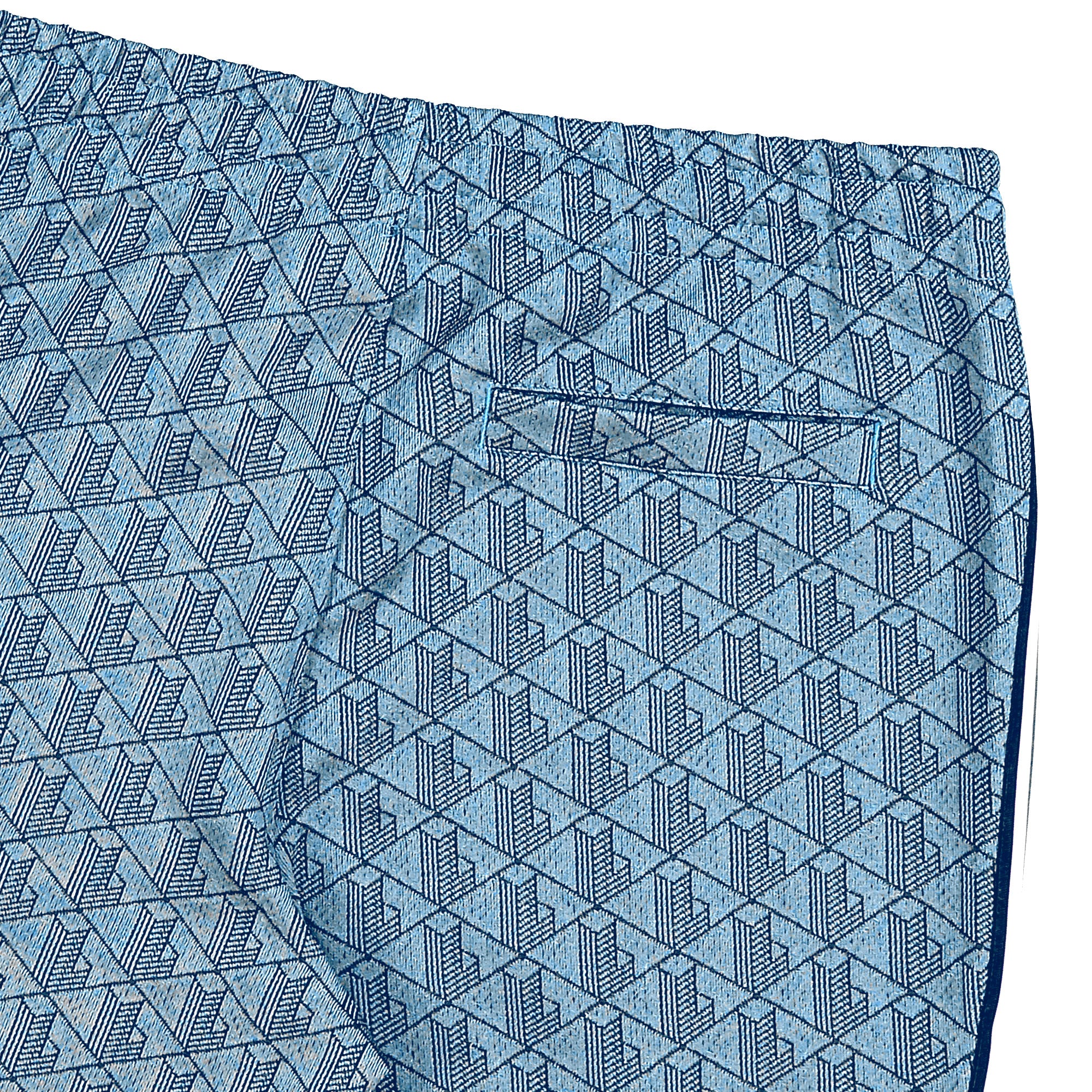 Lacoste Paris Jacquard Monogram Track Pants Light Blue / Blue Sweat & Track Pants Detail view 1 | Overkill