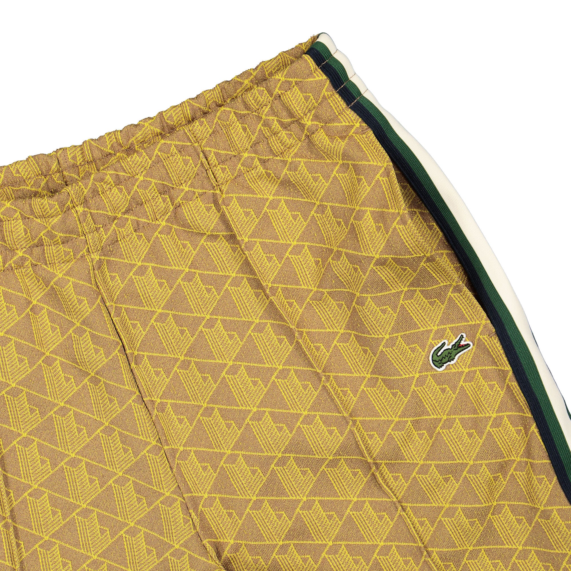 Lacoste Paris Jacquard Monogram Track Pants Marron / Jaune Sweat & Track Pants Detailfoto | Overkill