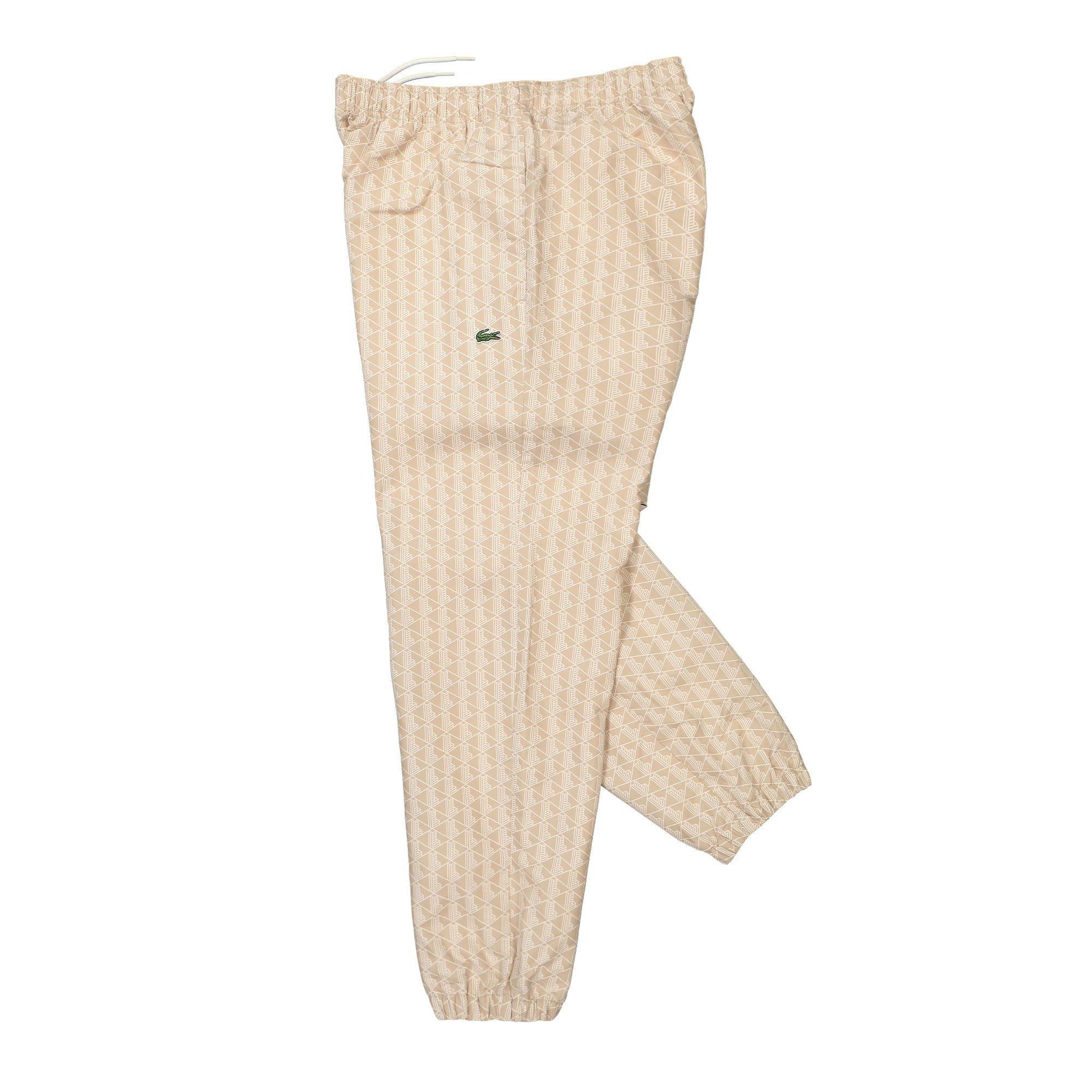 Lacoste Paris Monogram Track Pants Sawdust / Lapland Sweat & Track Pants Close-up | Overkill