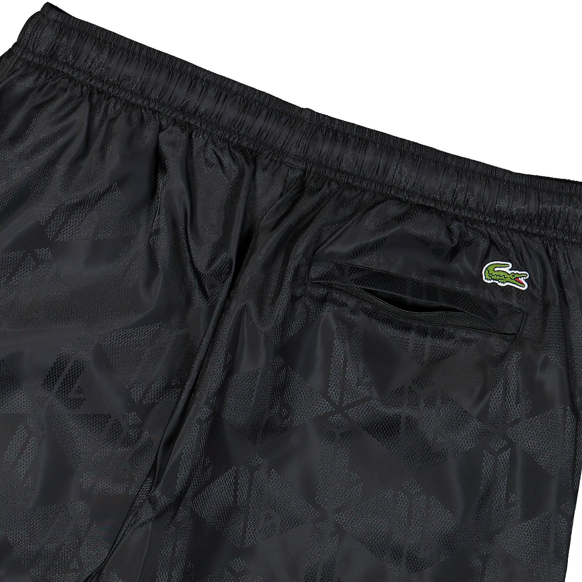 Lacoste Monogram Tracksuit Trousers Black Sweat & Track Pants Detail view 1 | Overkill