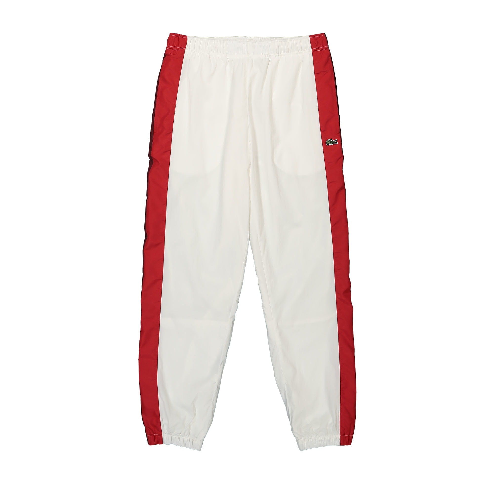 Lacoste Sportsuit Water Resistant Track Pants White / Bordeaux / Red Sweat & Track Pants XH6979-00 IGY | Overkill