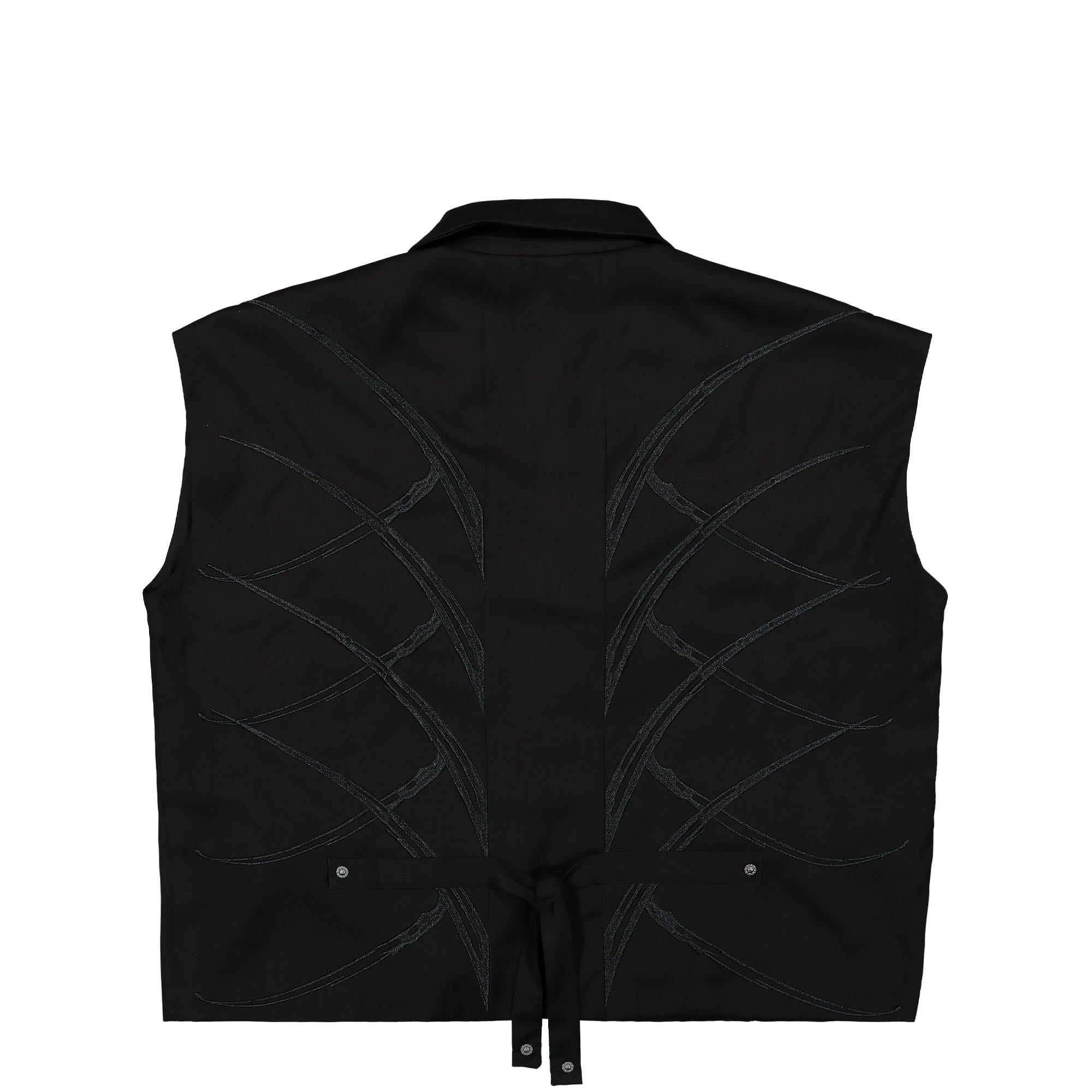 Youths In Balaclava X Vest Knit Black Sweater Vests Material | Overkill