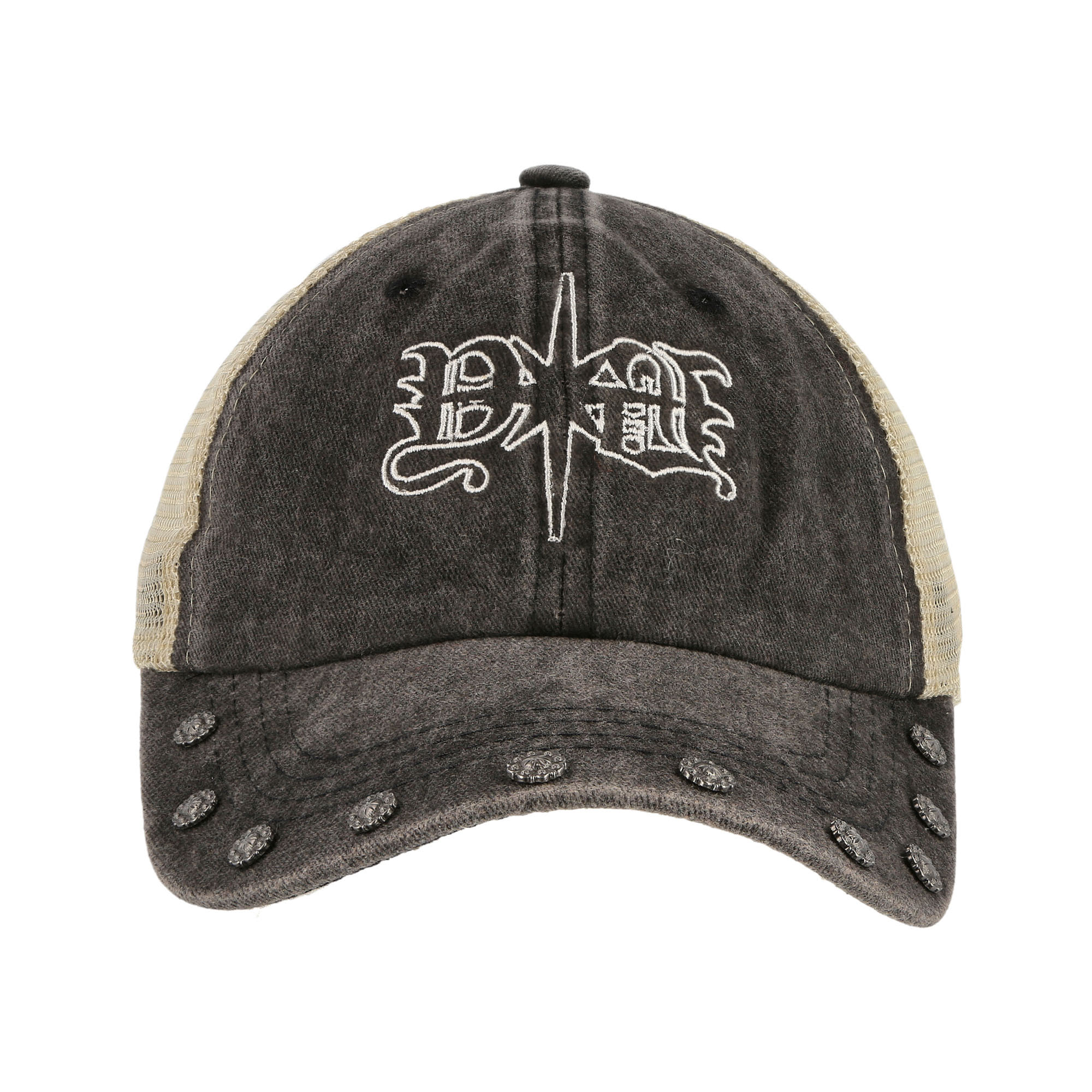 Youths In Balaclava Flower Trucker Cap Black Caps Detailfoto | Overkill
