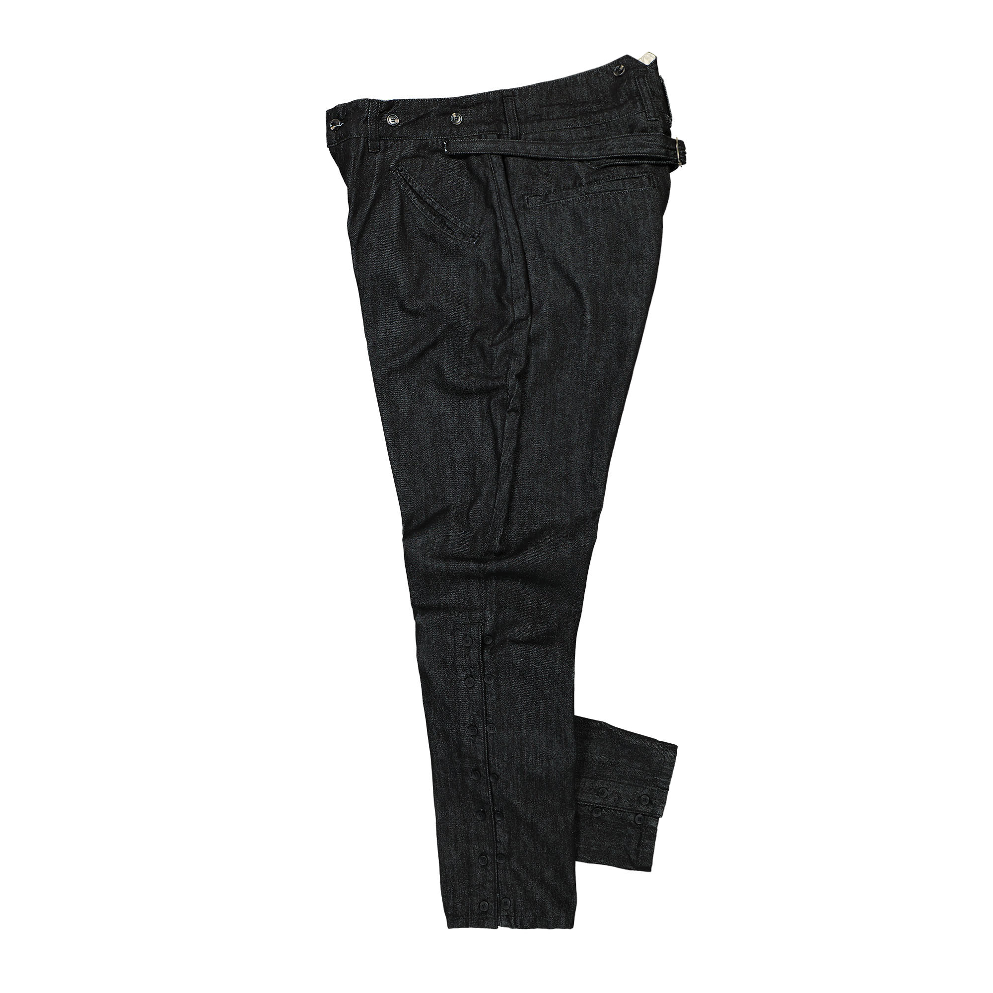 Youths In Balaclava SS23 Breeches Pants Black Casual Pants Close-up | Overkill