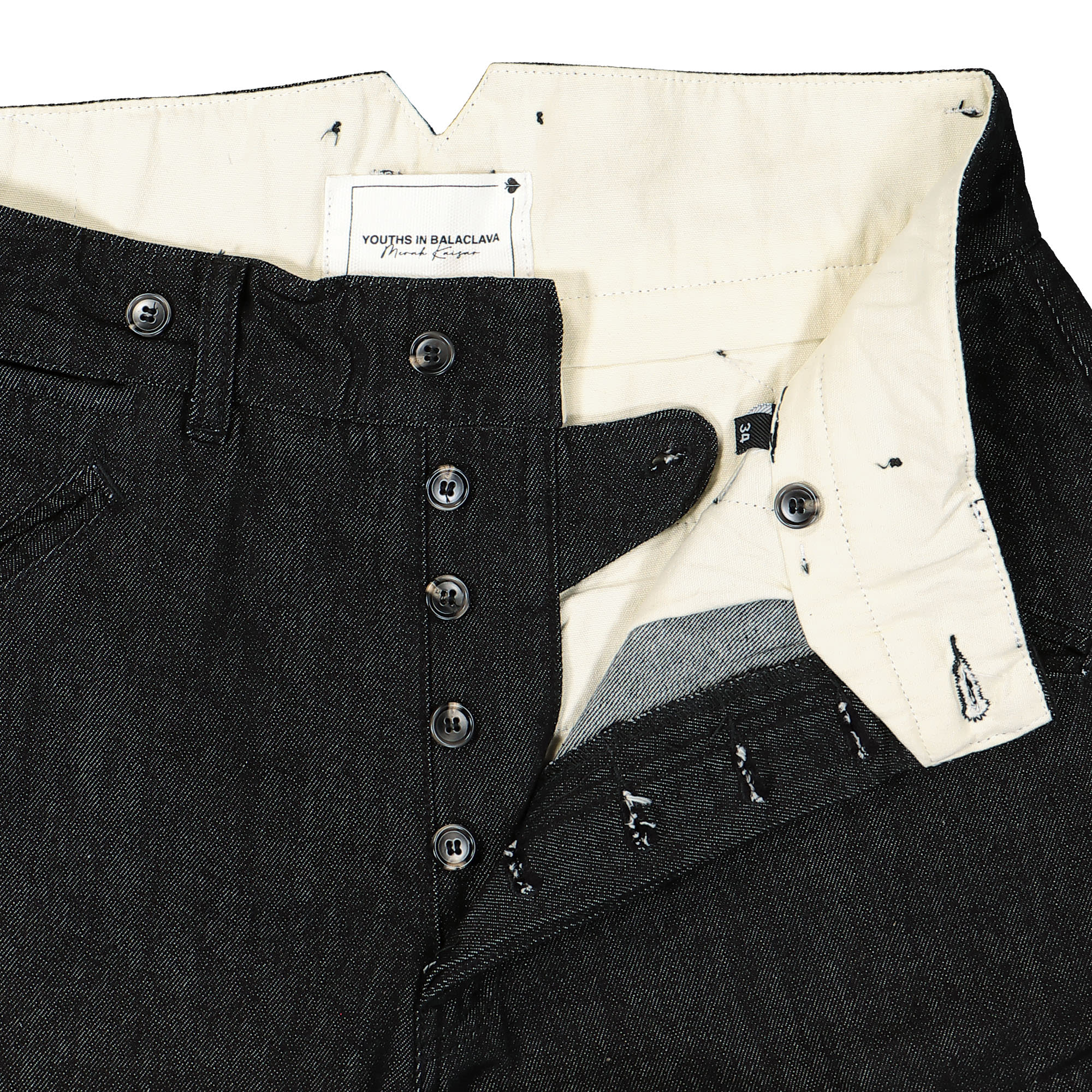 Youths In Balaclava SS23 Breeches Pants Black Casual Pants Detailfoto | Overkill