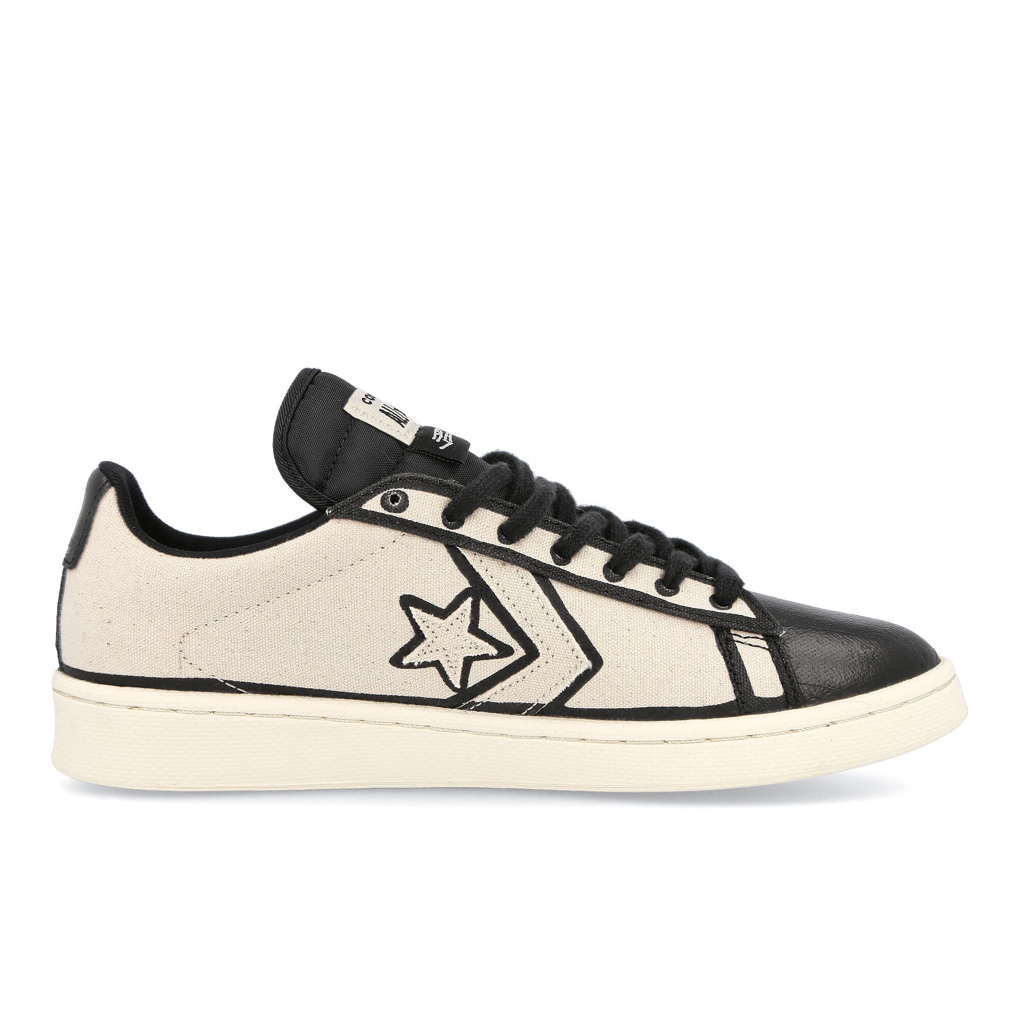 Converse Joshua Vides x Converse Pro Leather Ox Natural Ivory / Black / White Material | Overkill