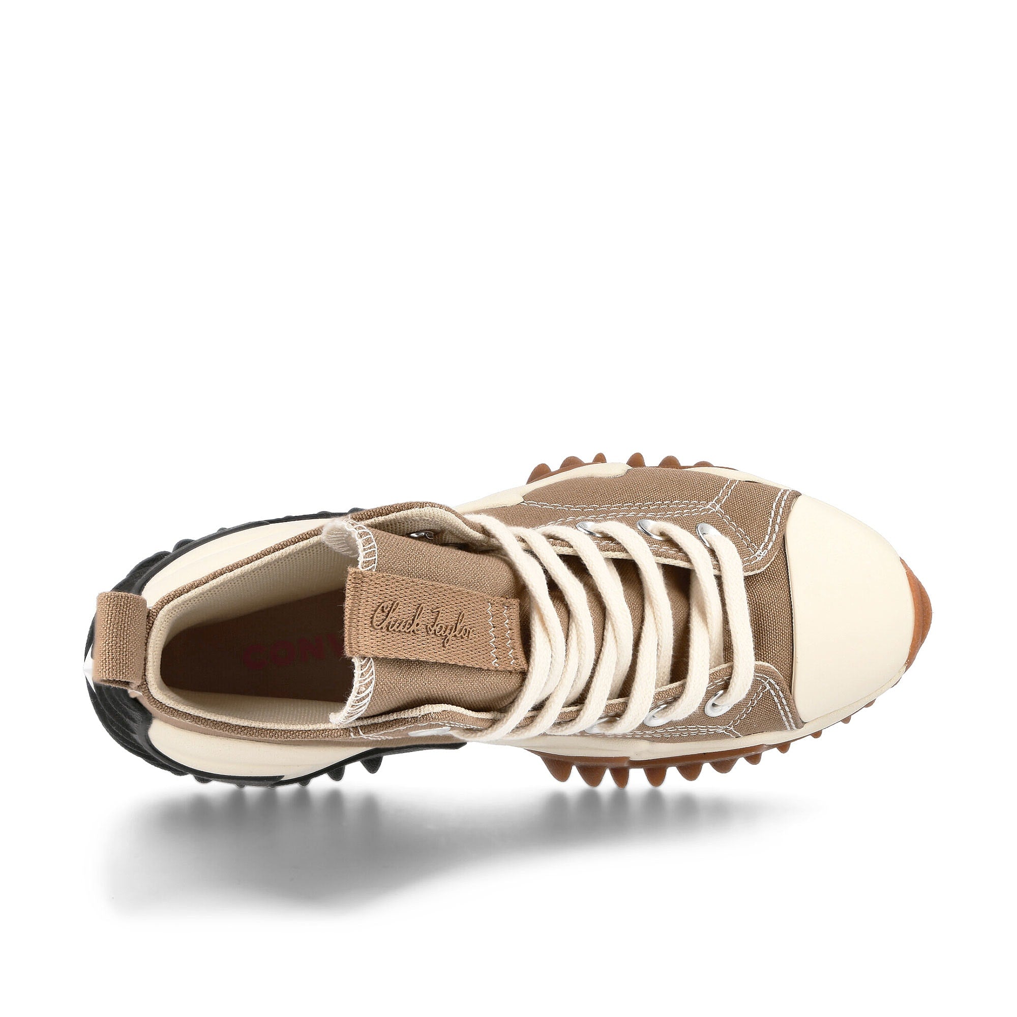 Converse run star motion hi Sand Dune / Black / Egret Sneakers Detailfoto | Overkill