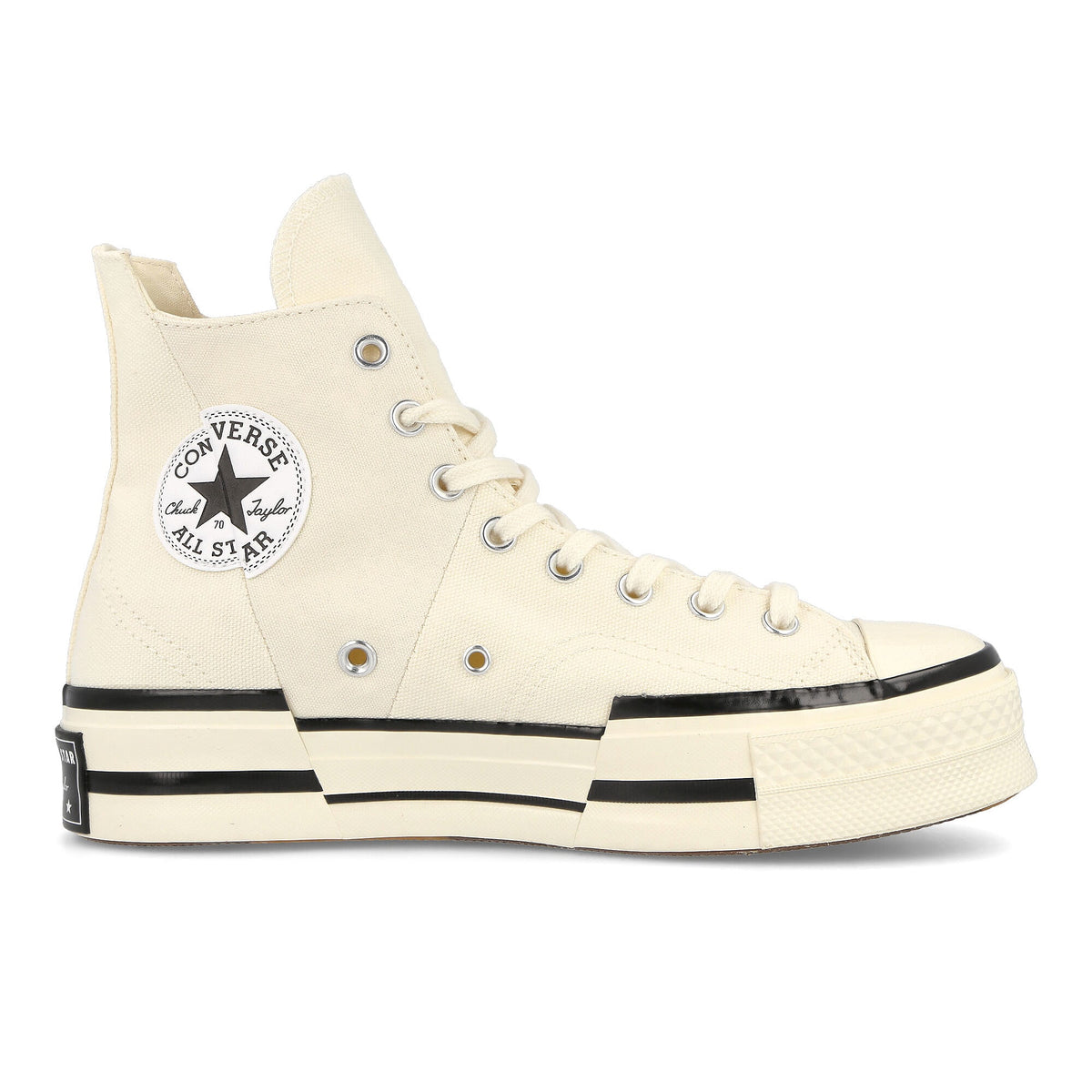 Converse chuck 70 plus hi Egret / Black / Egret Sneakers Silhouette | Overkill