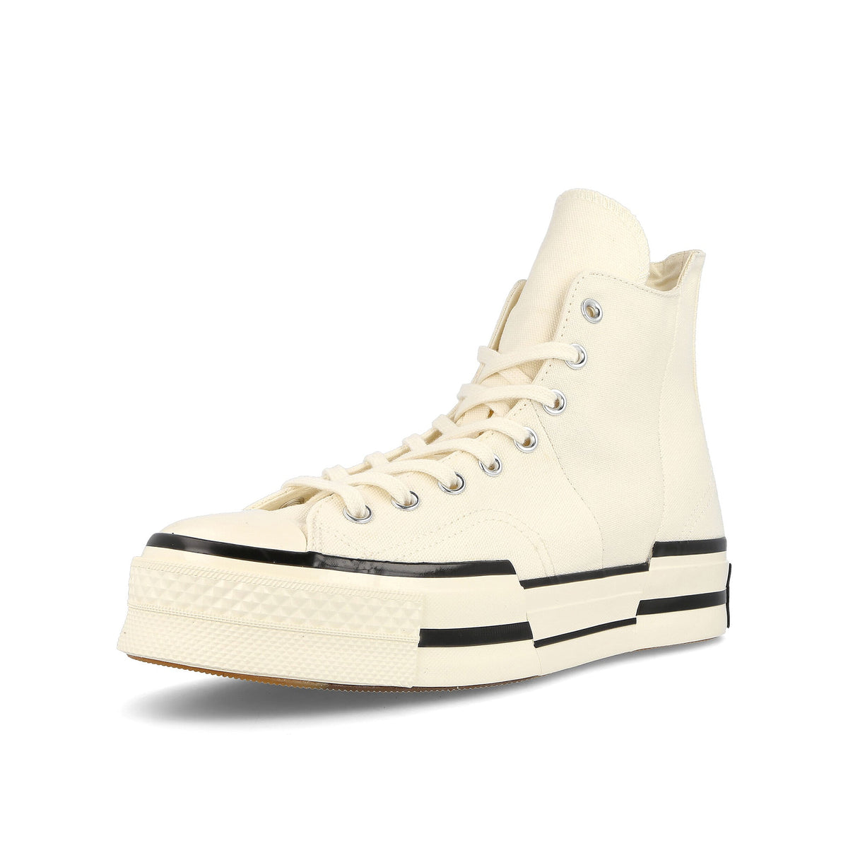 Converse chuck 70 plus hi Egret / Black / Egret Sneakers Close Up | Overkill