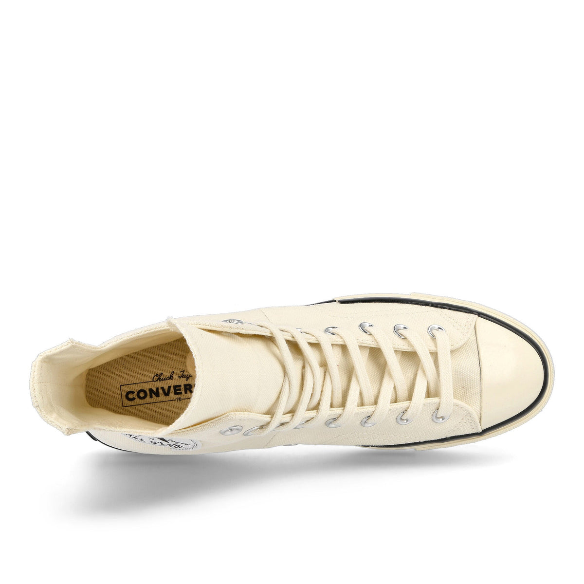 Converse chuck 70 plus hi Egret / Black / Egret Sneakers Detailfoto | Overkill
