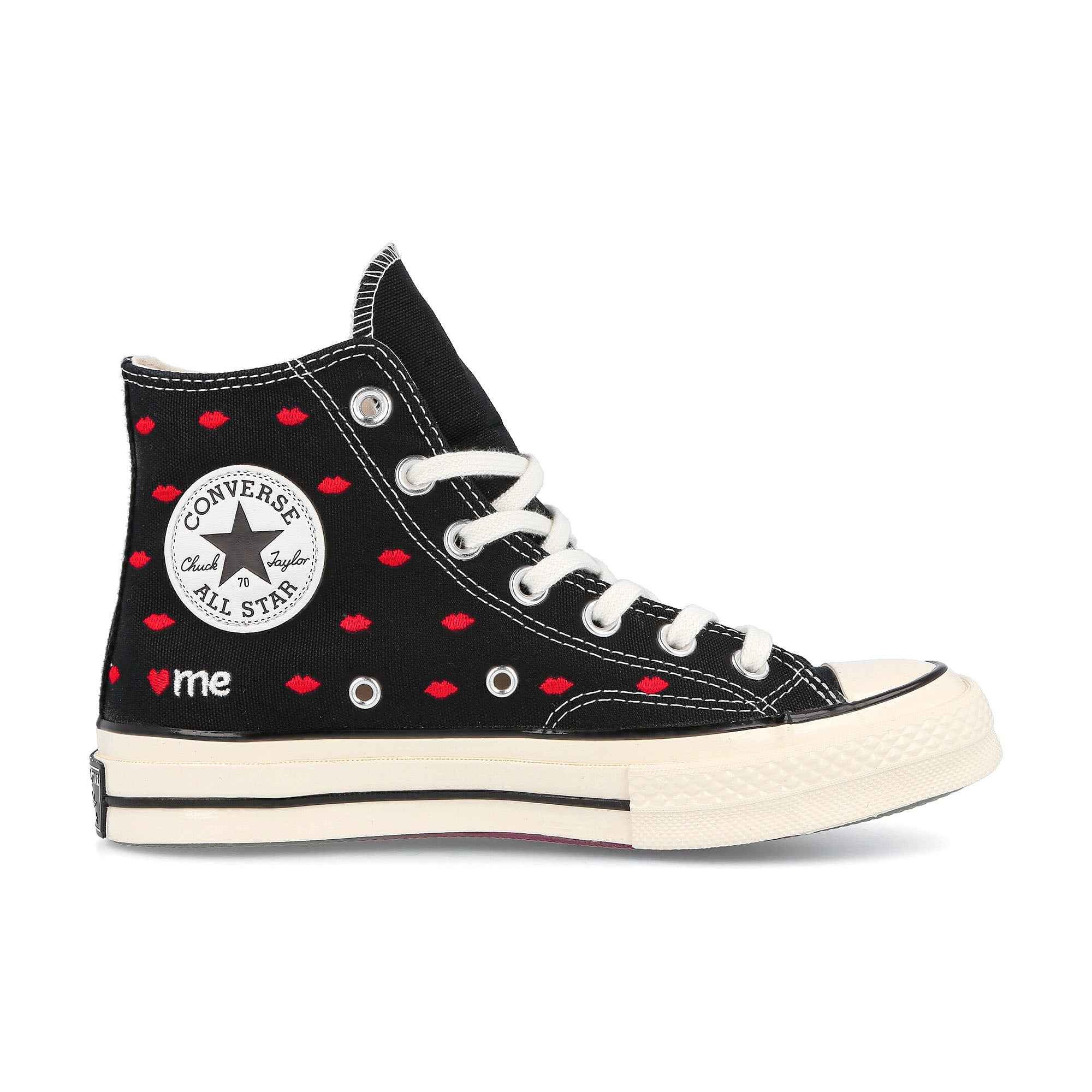 Converse chuck 70 hi Black-University Red-Egret Sneakers Silhouette | Overkill