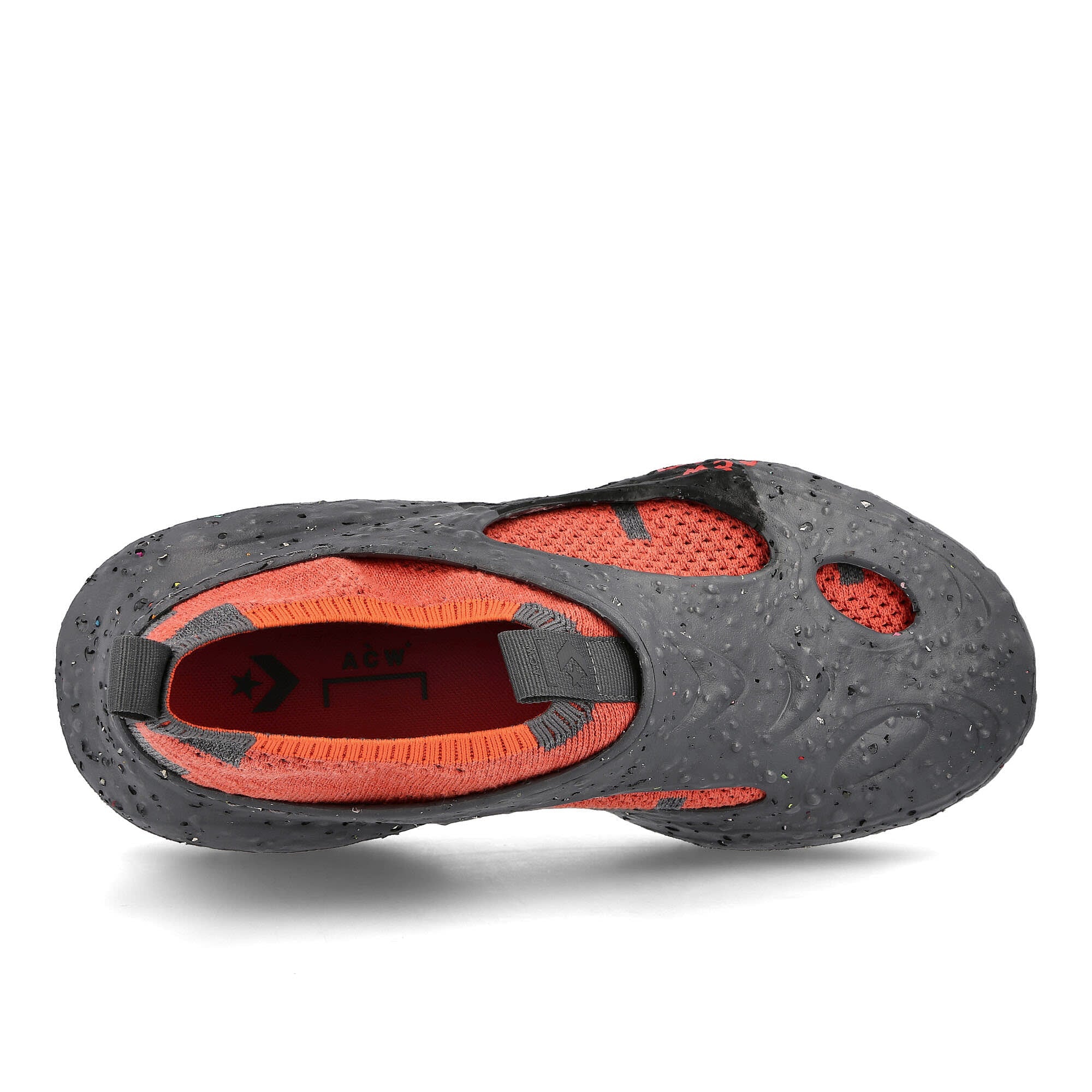 Converse A COLD WALL x Converse Sponge CX Crater Dark Grey-Tangerine Tango Mid Top Sneakers Detailfoto | Overkill