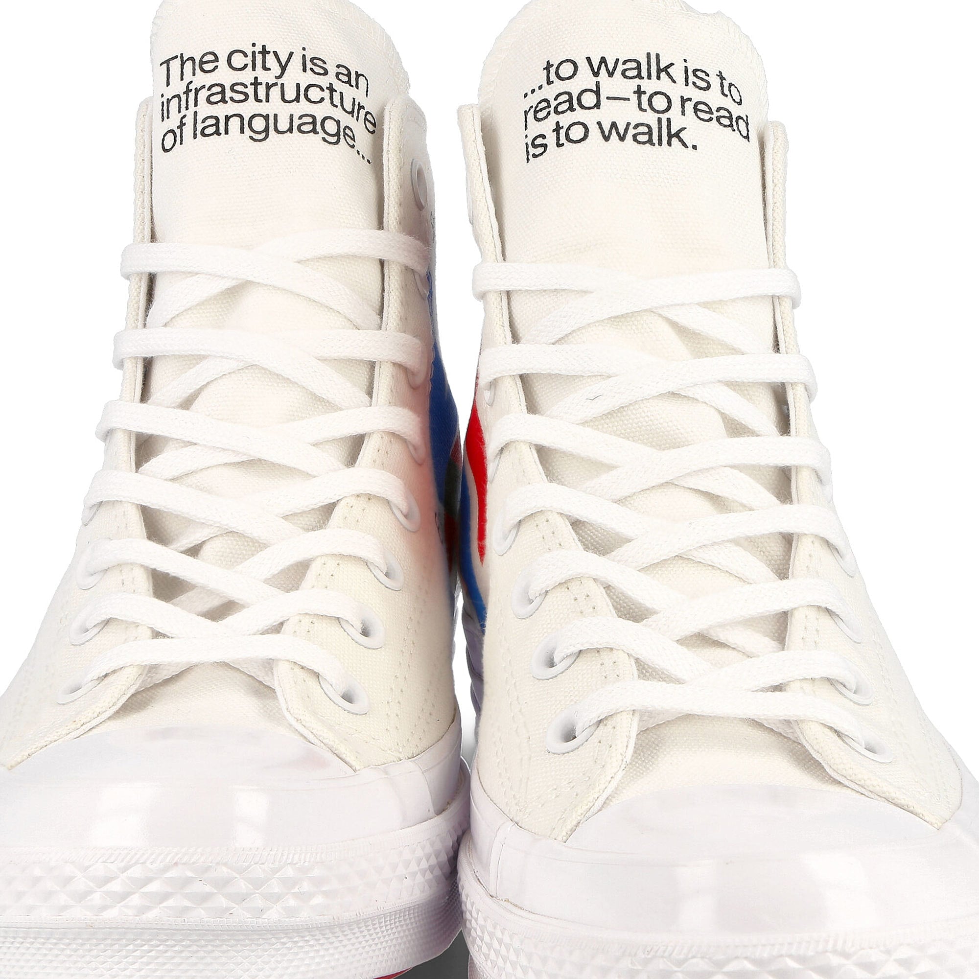 Converse Patta x Converse Chuck 70 Hi White / Fiery Red / Diva Blue Sneakers Detailfoto | Overkill