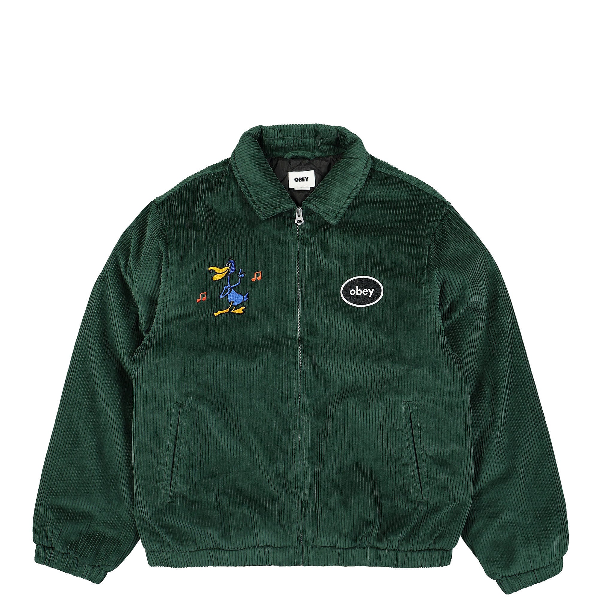 Obey Nomad Corduroy Jacket Dark Cedar Jackets 121800516 | Overkill