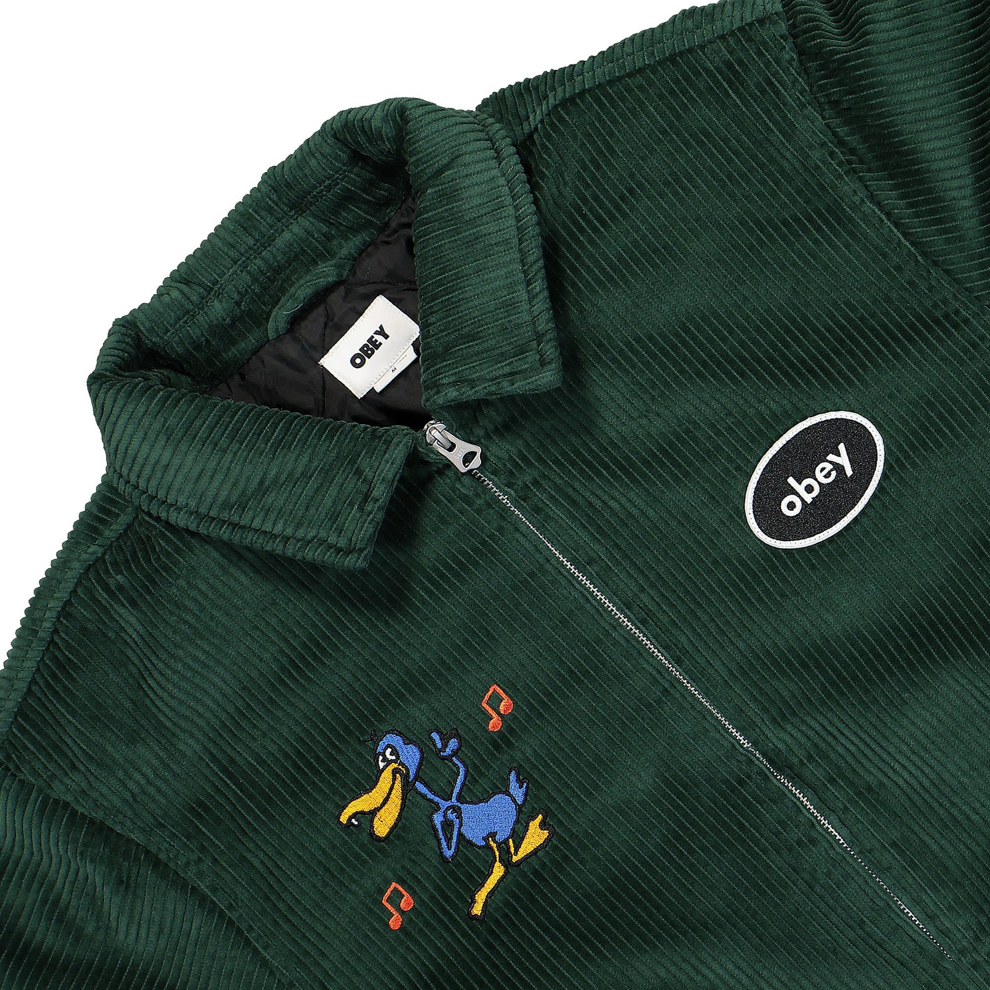 Obey Nomad Corduroy Jacket Dark Cedar Jackets Detailfoto | Overkill