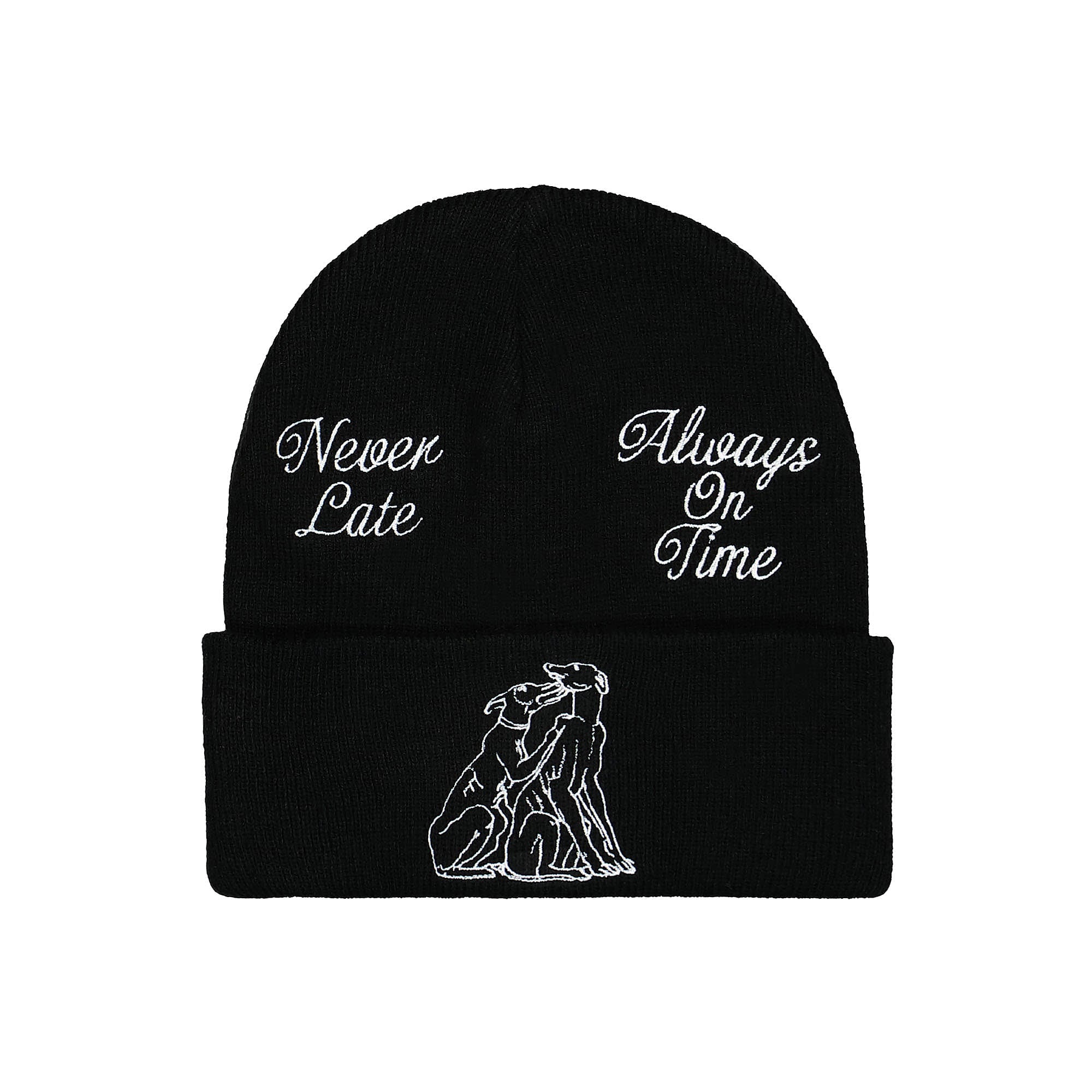 Obey Never Late Beanie Black Beanies 100030194 | Overkill