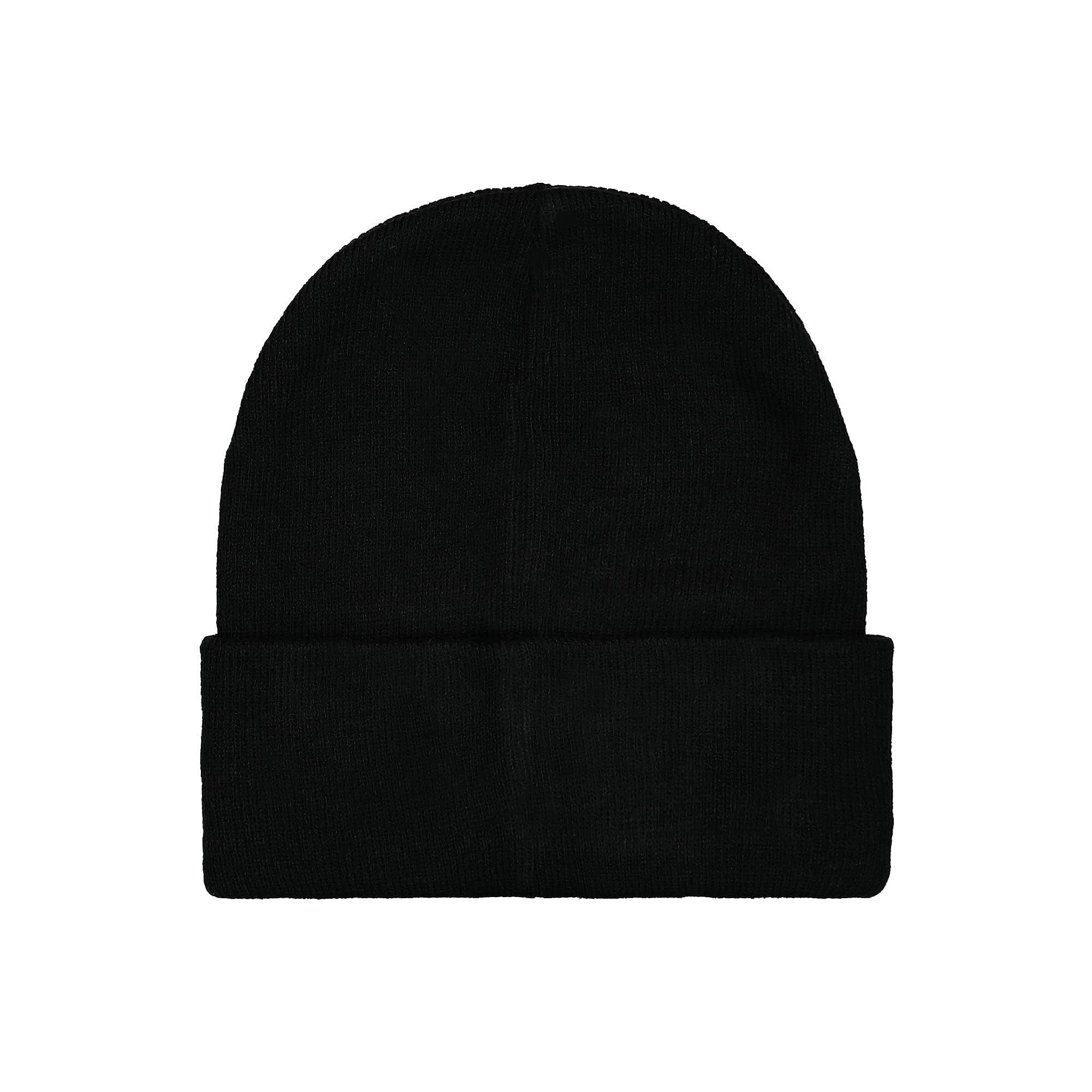 Obey Never Late Beanie Black Beanies Material | Overkill