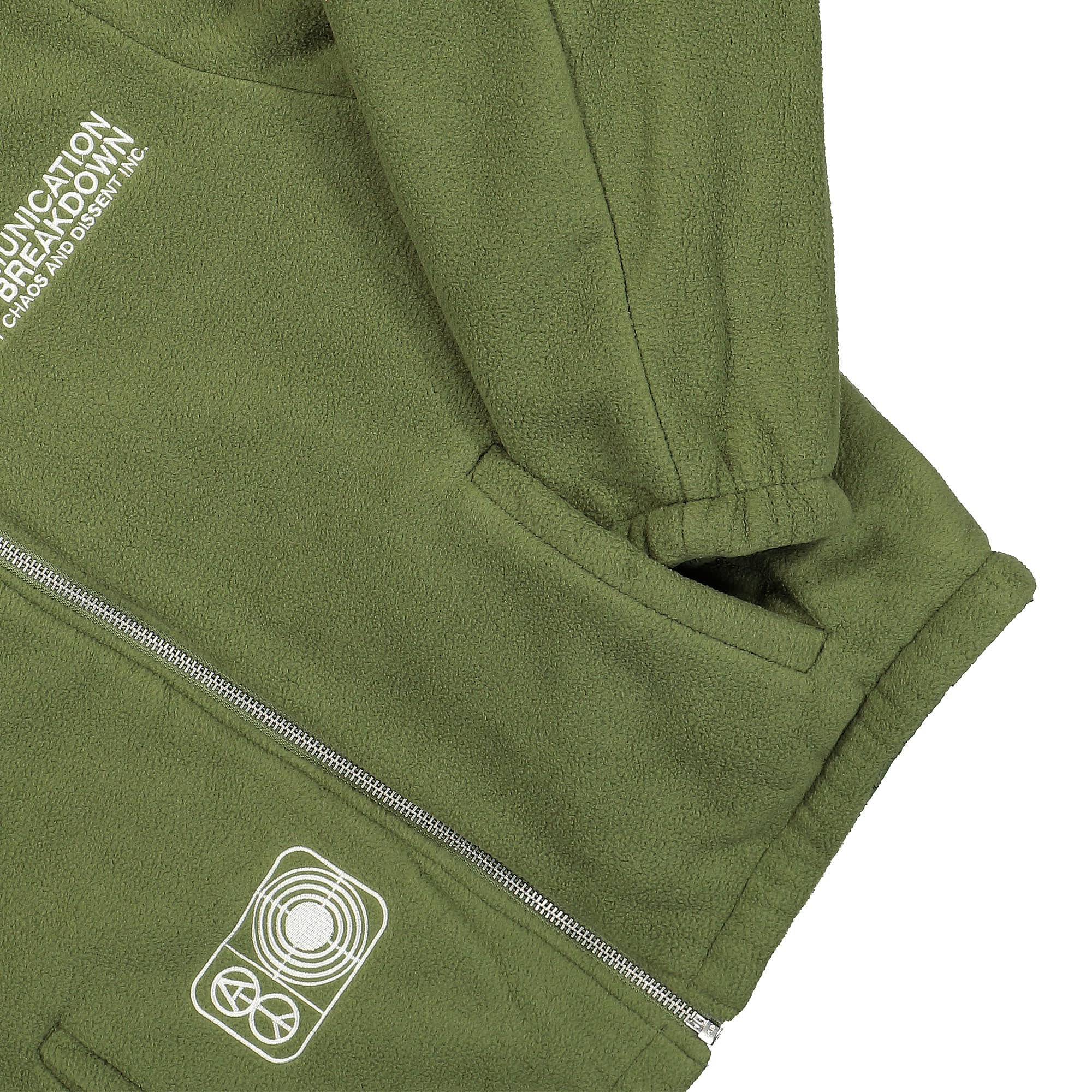Obey Baseline Quilted Reversible Jacket Light Army Jackets Detail view 1 | Overkill