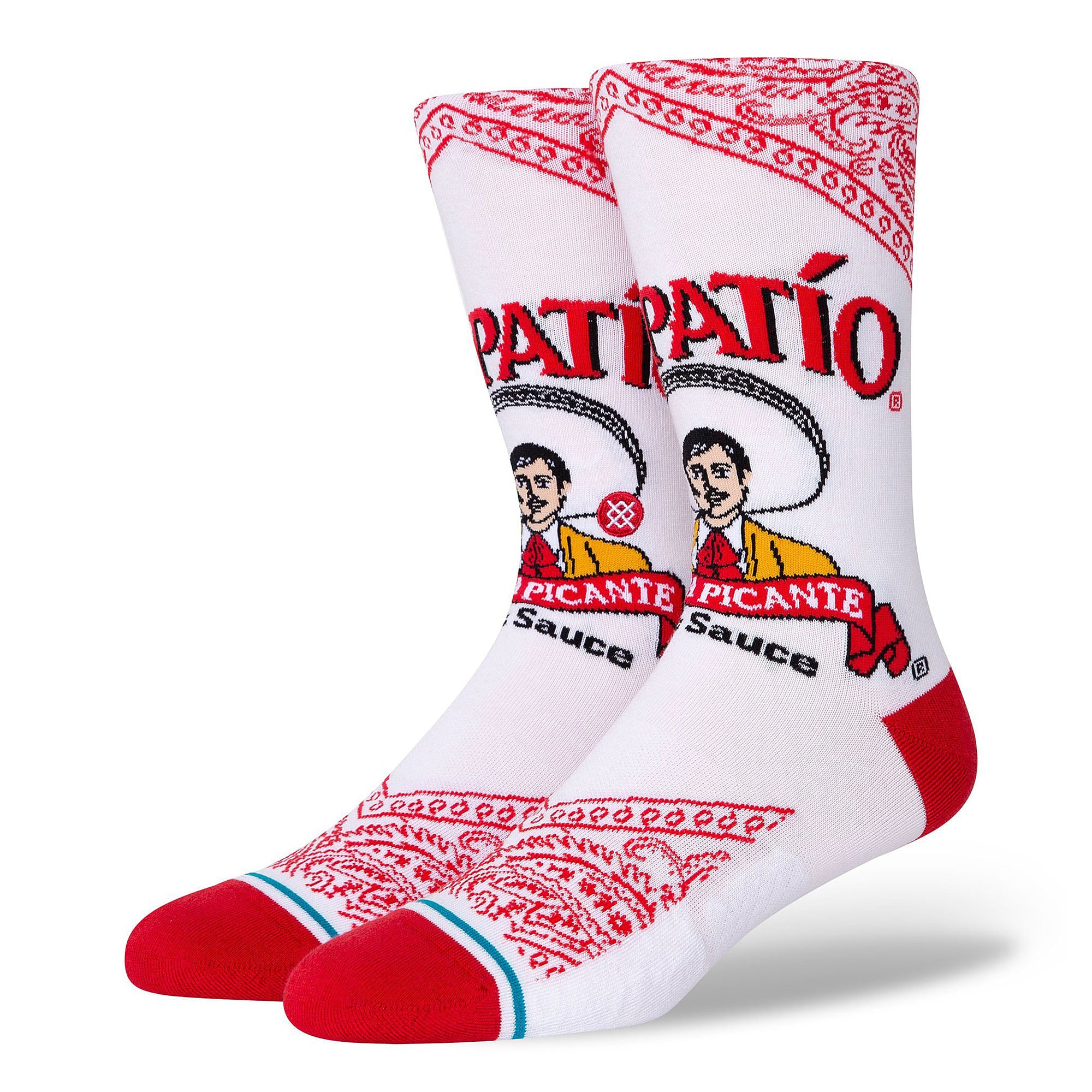 Stance Tapatio Socks White Socks A545D20TAP-WHT | Overkill
