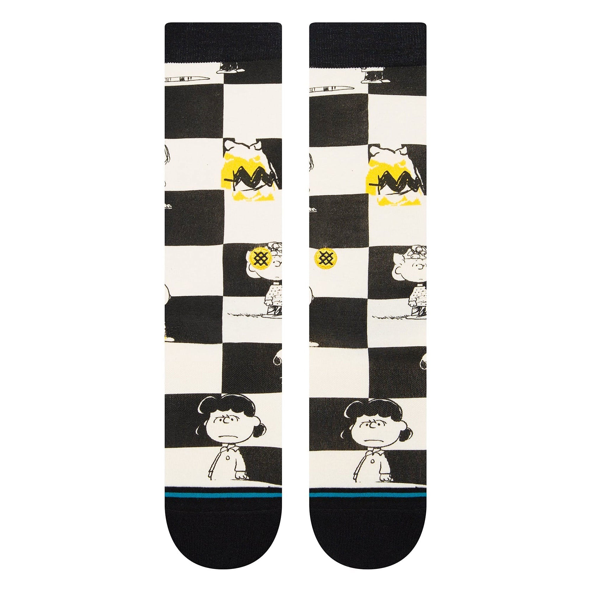 Stance Checked Socks Black Socks Material | Overkill