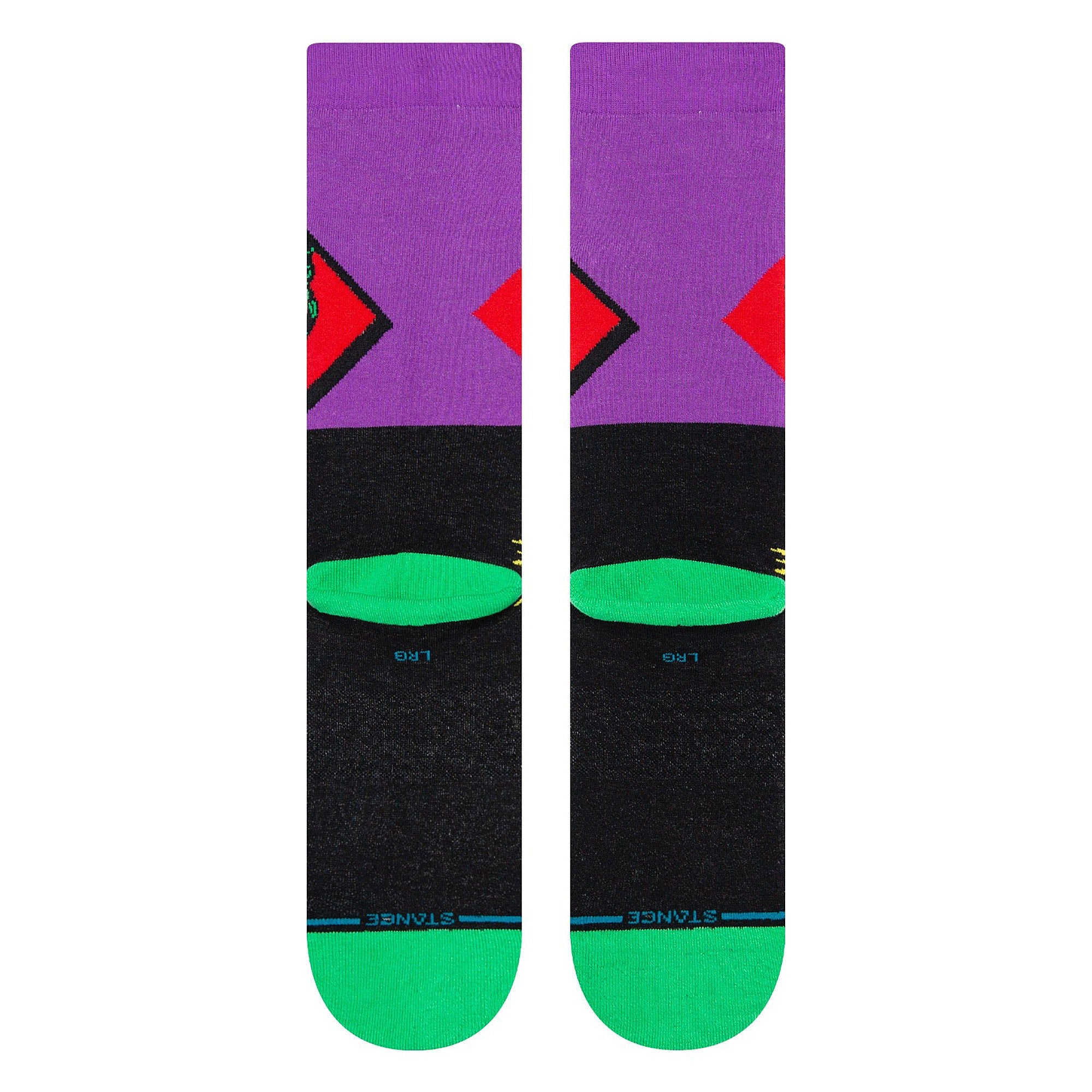 Stance Joker Comic Socks Black Socks Close-up | Overkill