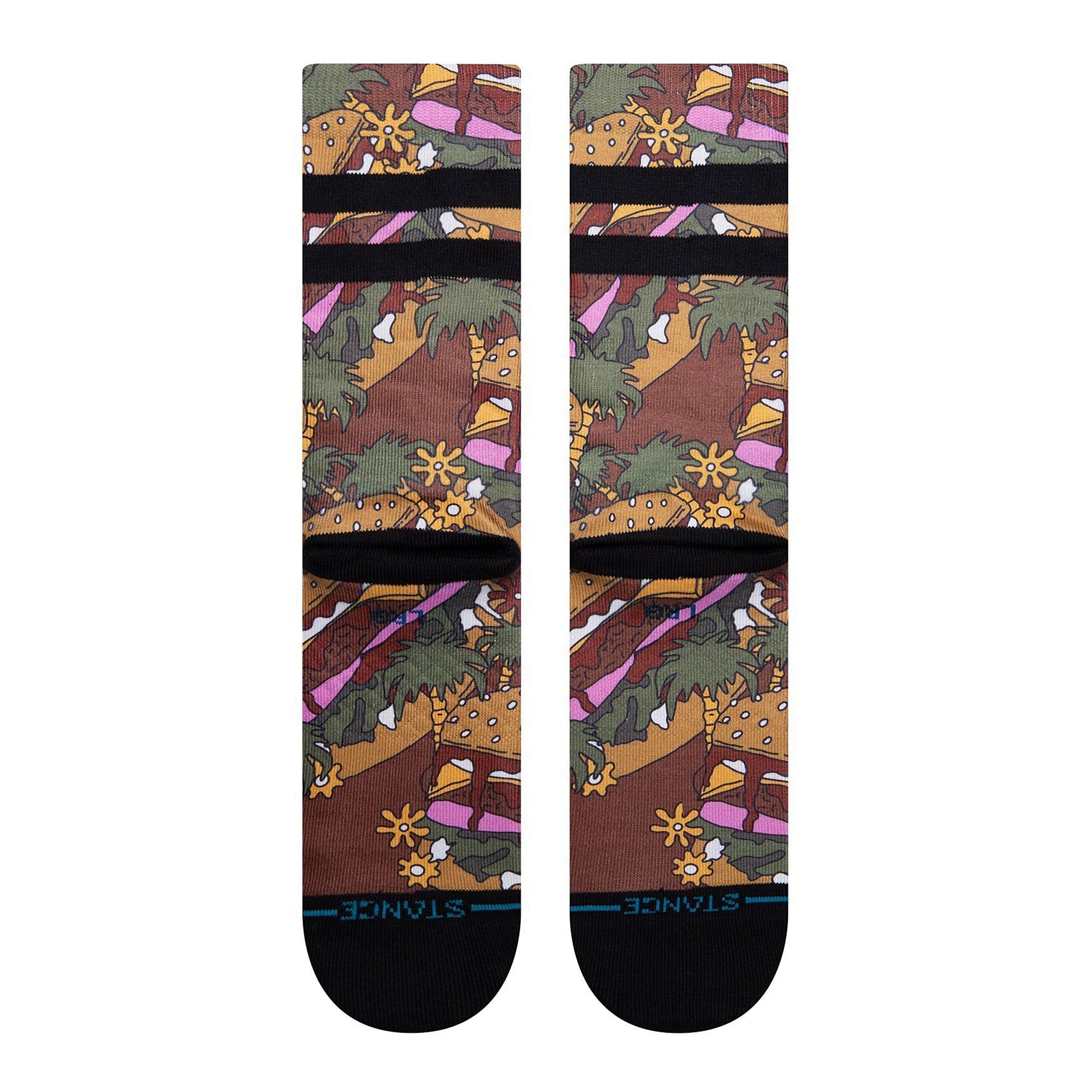 Stance Snakk Socks Black Socks Close-up | Overkill