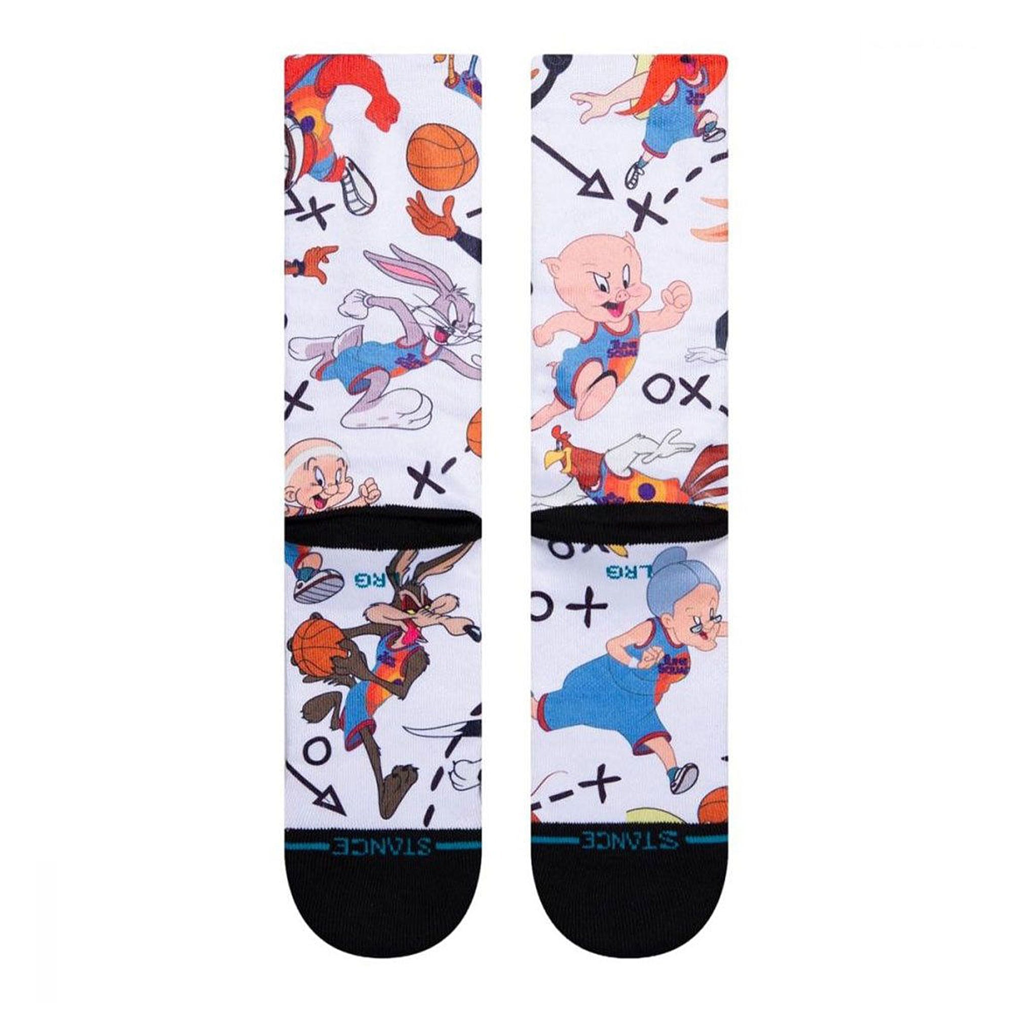 Stance Tune Conversational Socks White Socks Material | Overkill
