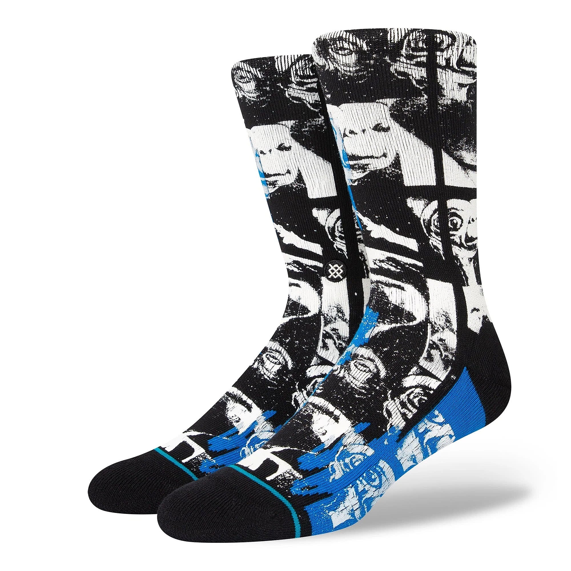 Stance Phone Home Socks Black Socks A555C22PHO-BLK | Overkill