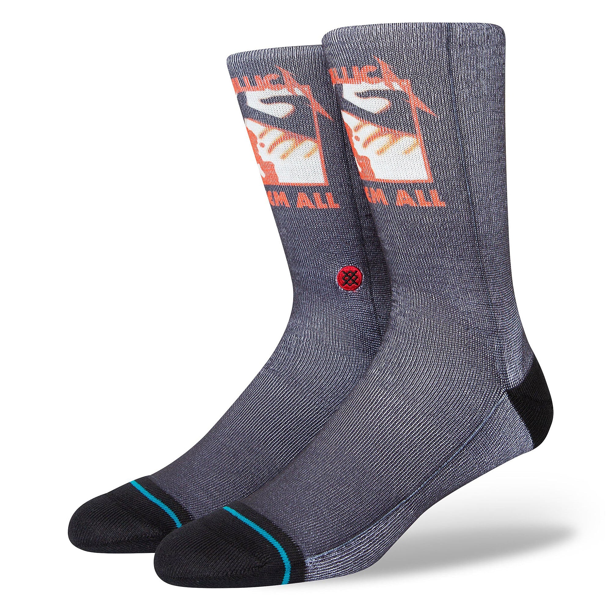Stance Kill EM All Socks Black Socks A555D22KIL-BLK | Overkill
