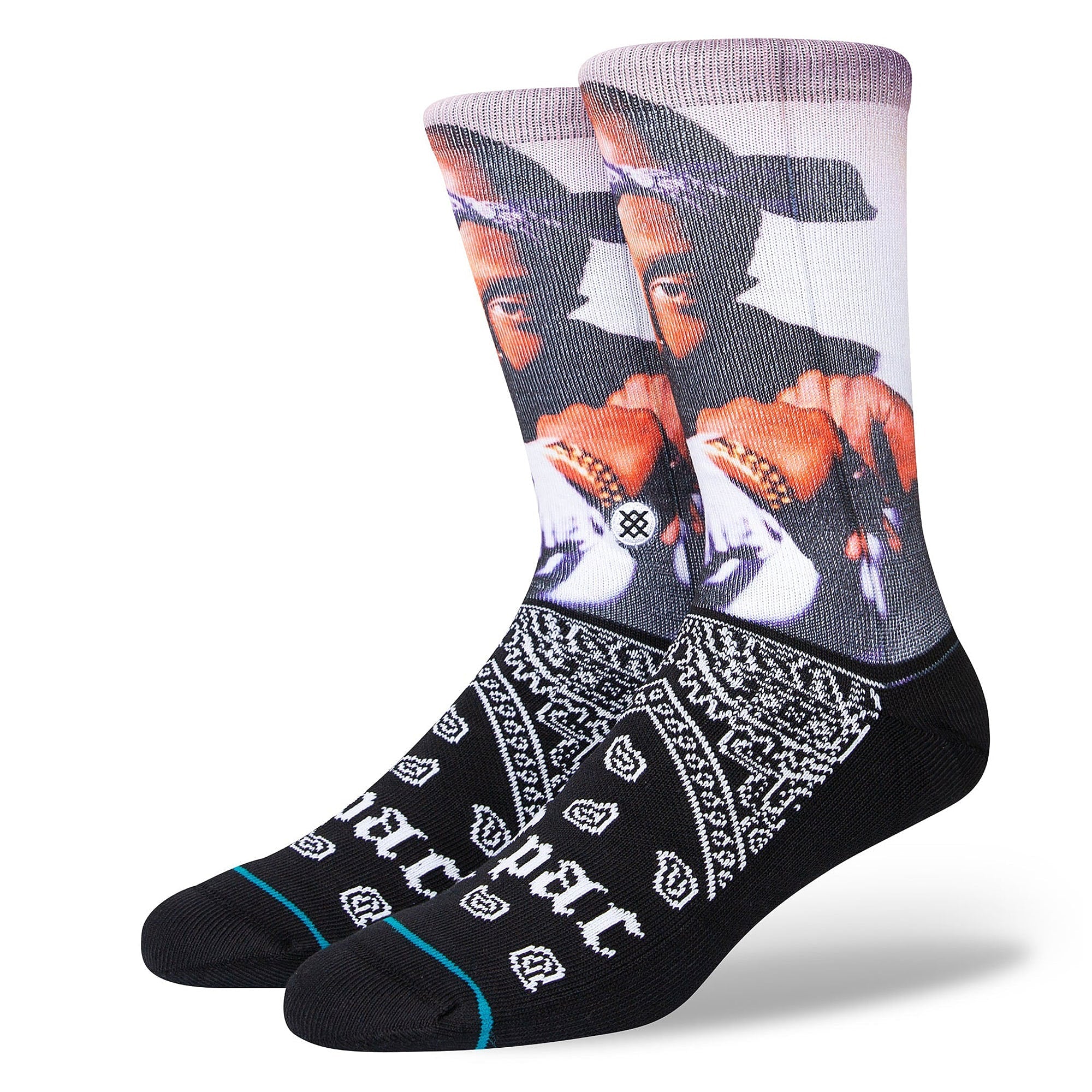 Stance Makaveli Socks Black Socks A555D22MAK-BLK | Overkill