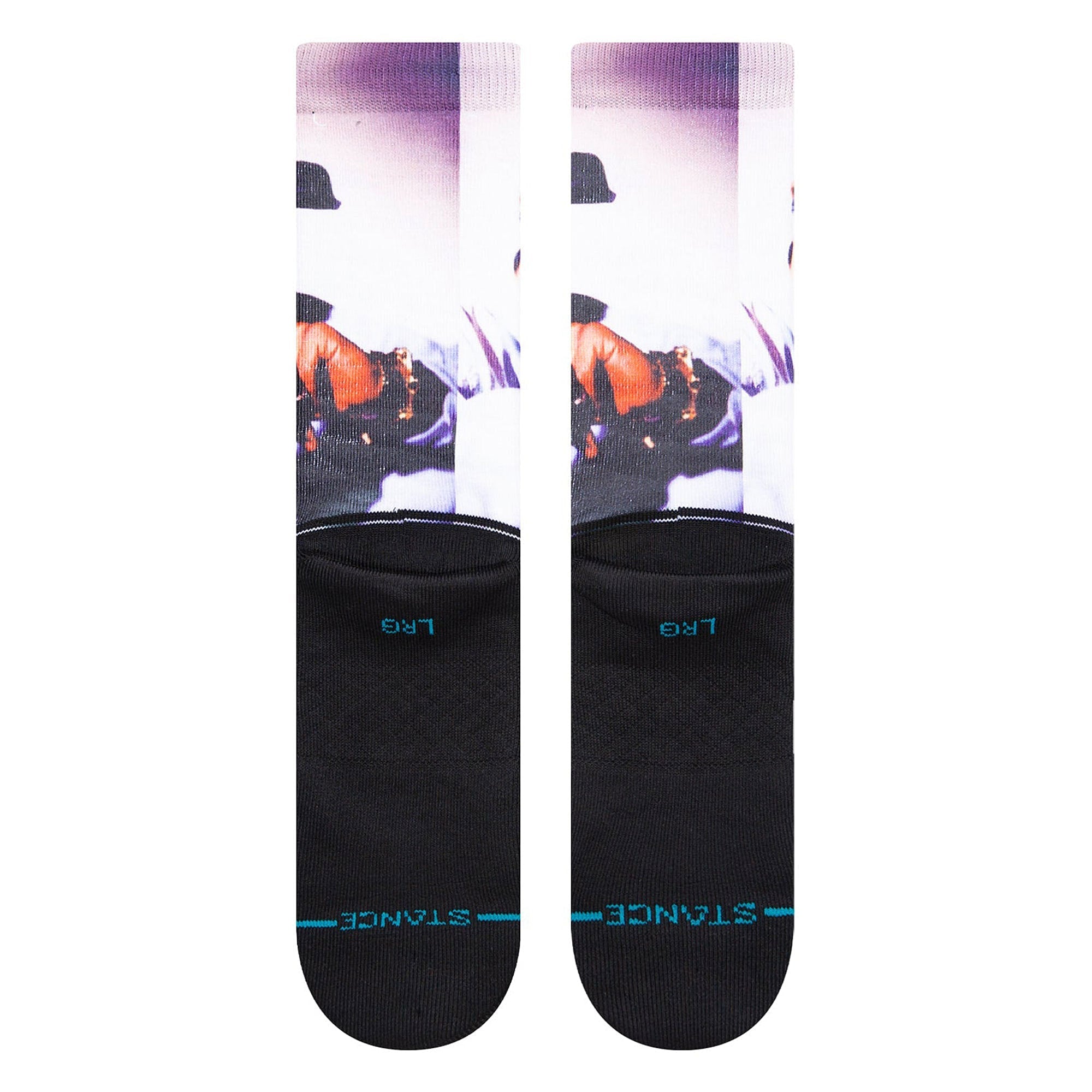 Stance Makaveli Socks Black Socks Close-up | Overkill