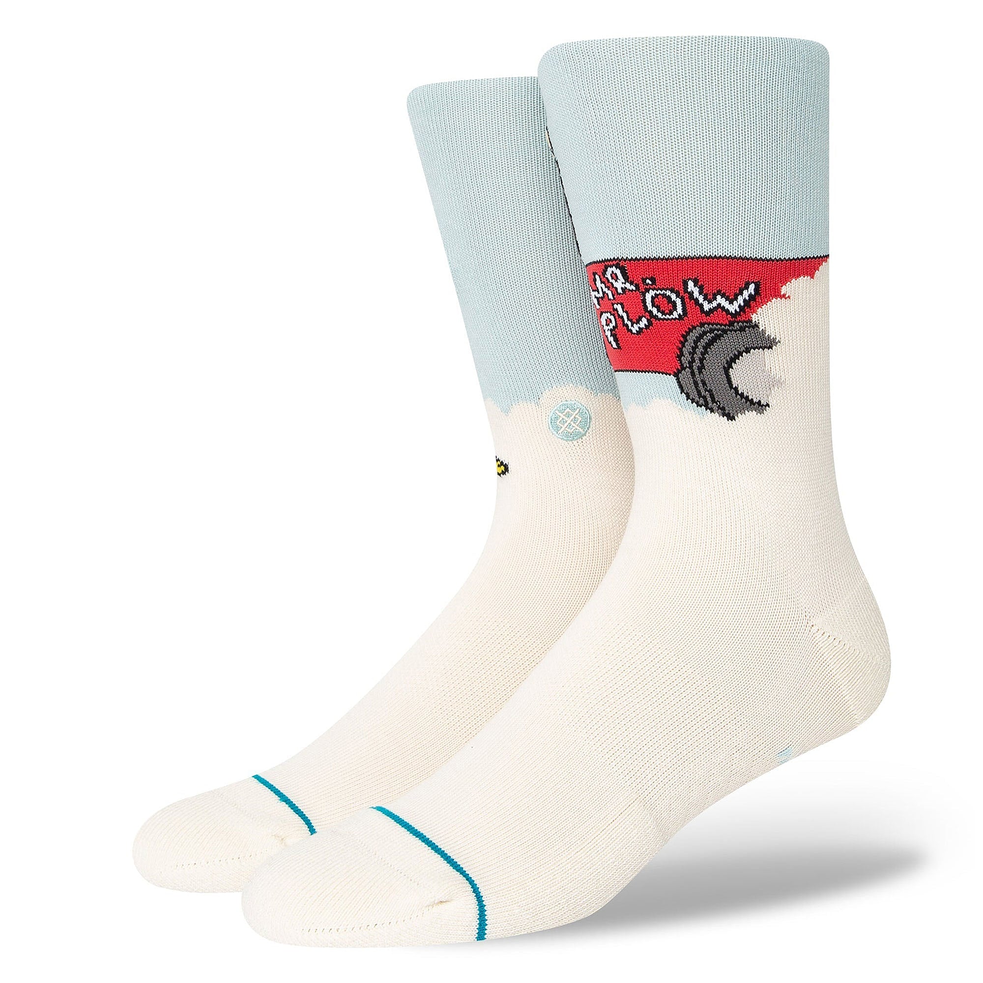 Stance Mr Plow Socks Light Blue Socks A555D22MRP-LBL | Overkill