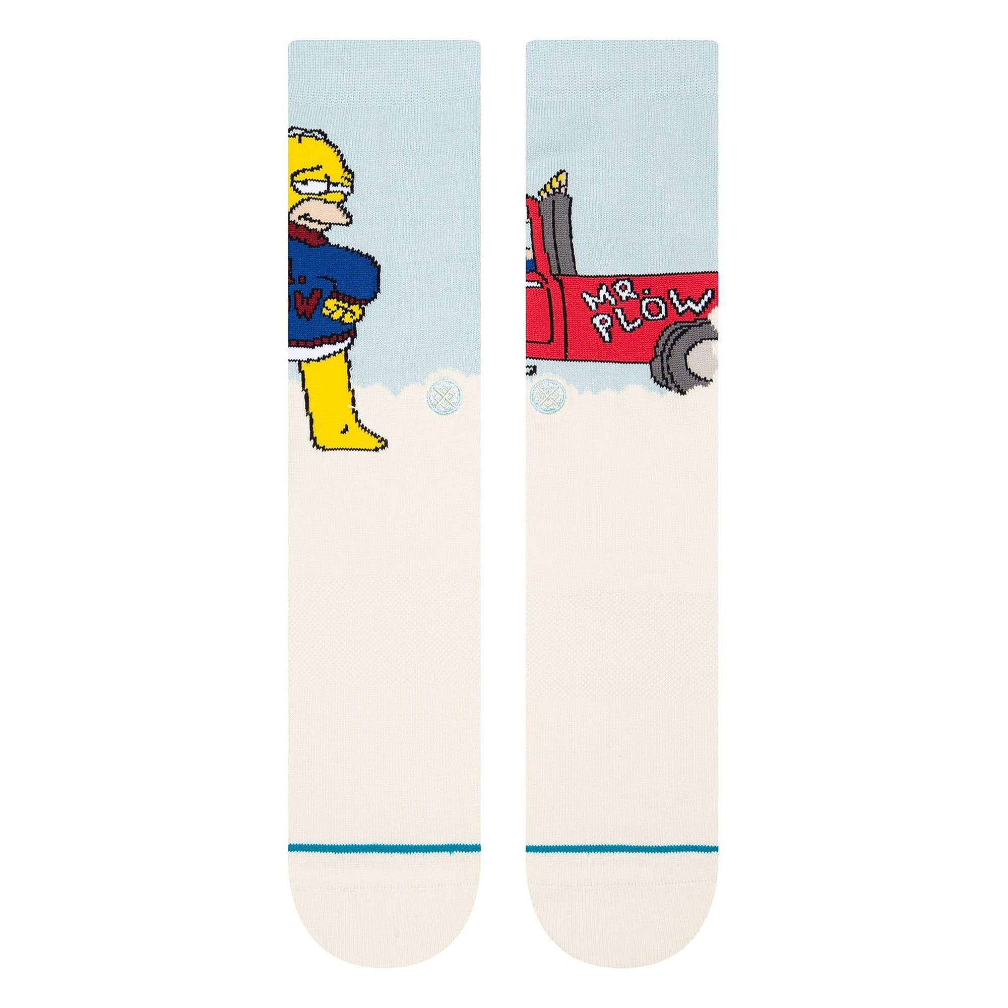 Stance Mr Plow Socks Light Blue Socks Material | Overkill
