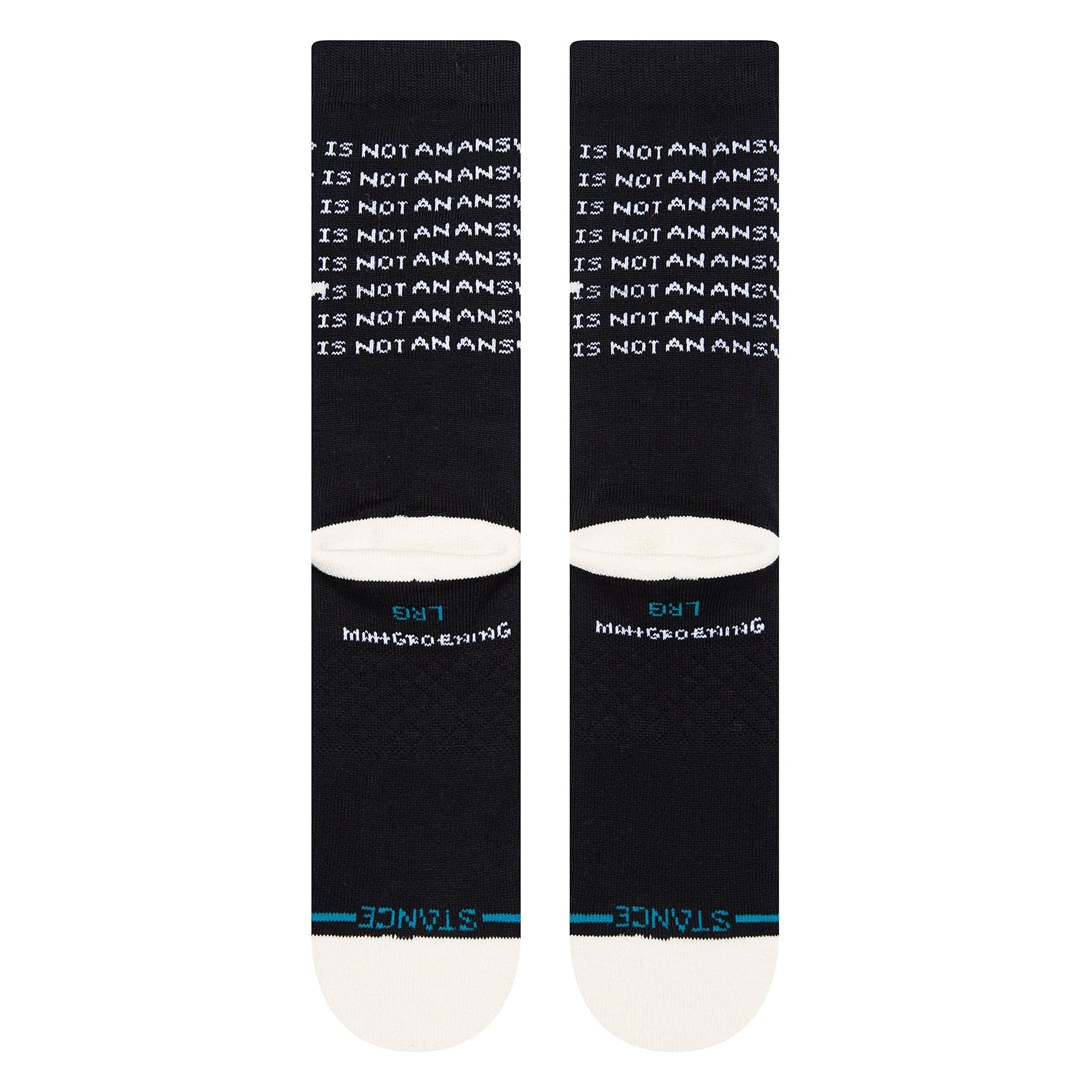Stance Troubled Socks Black Socks Close-up | Overkill