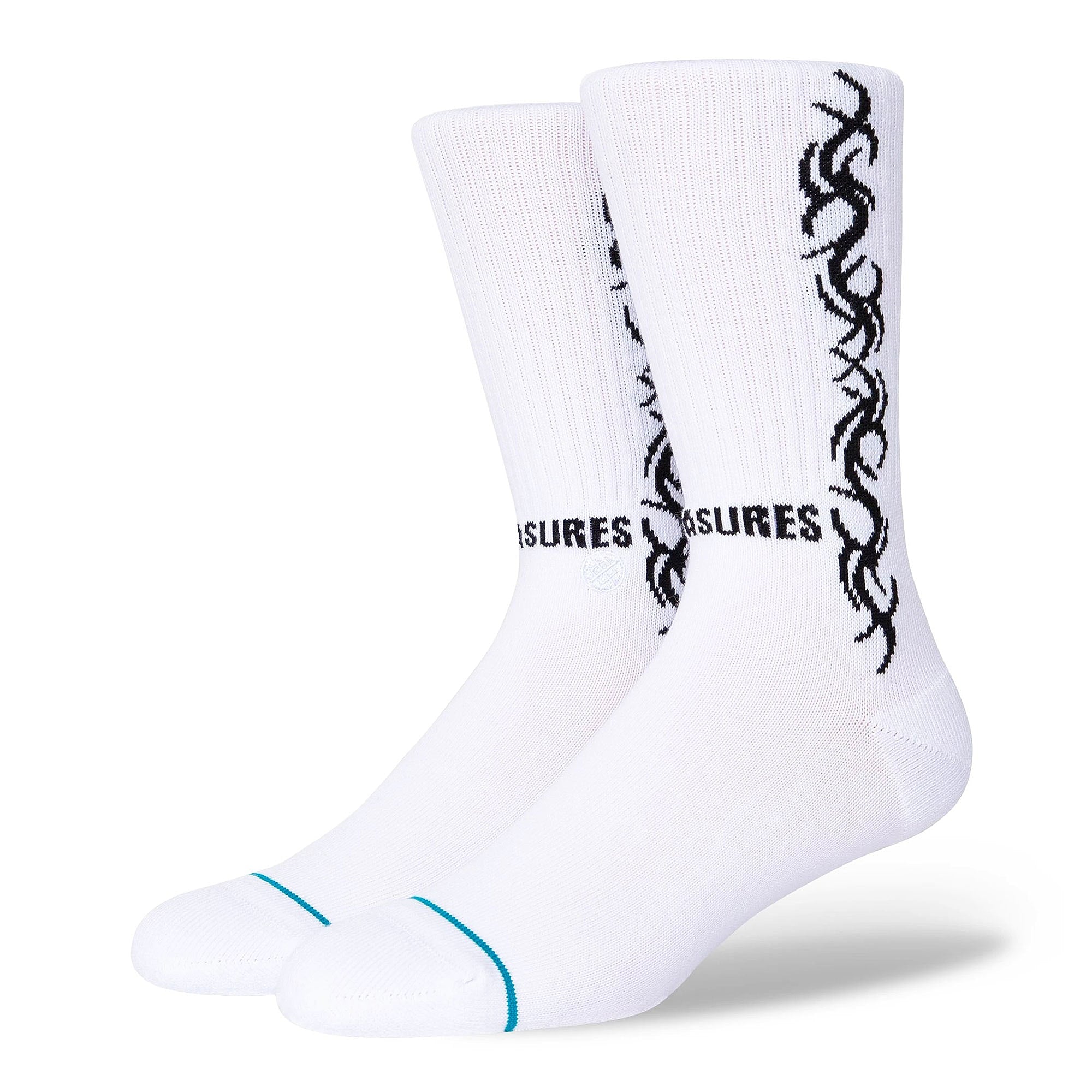 Stance Pleasures x Stance Tribal Socks White Socks A556A21PLE-WHT | Overkill