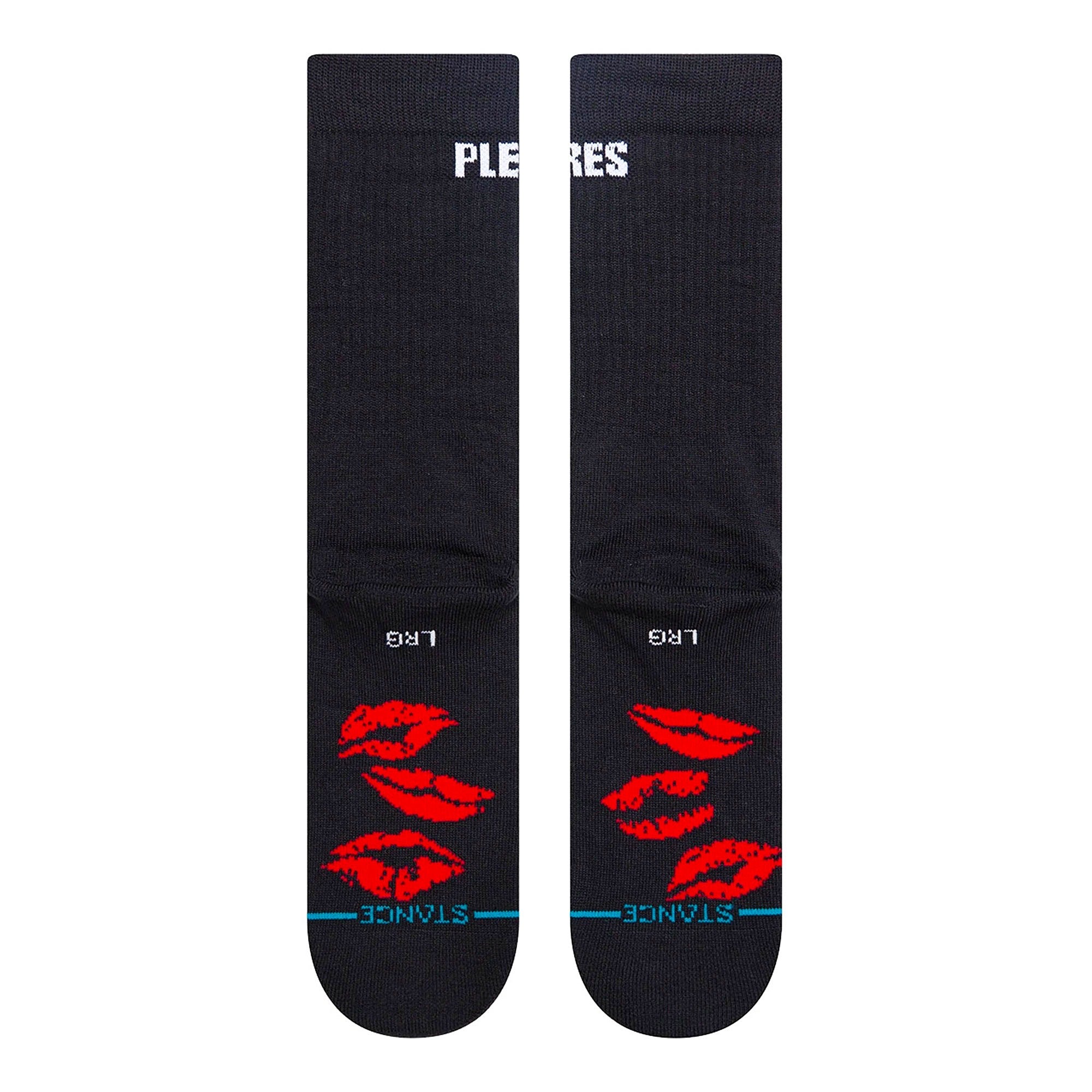 Stance Pleasures x Stance Satisfaction Guaranteed Socks Black Socks Close-up | Overkill
