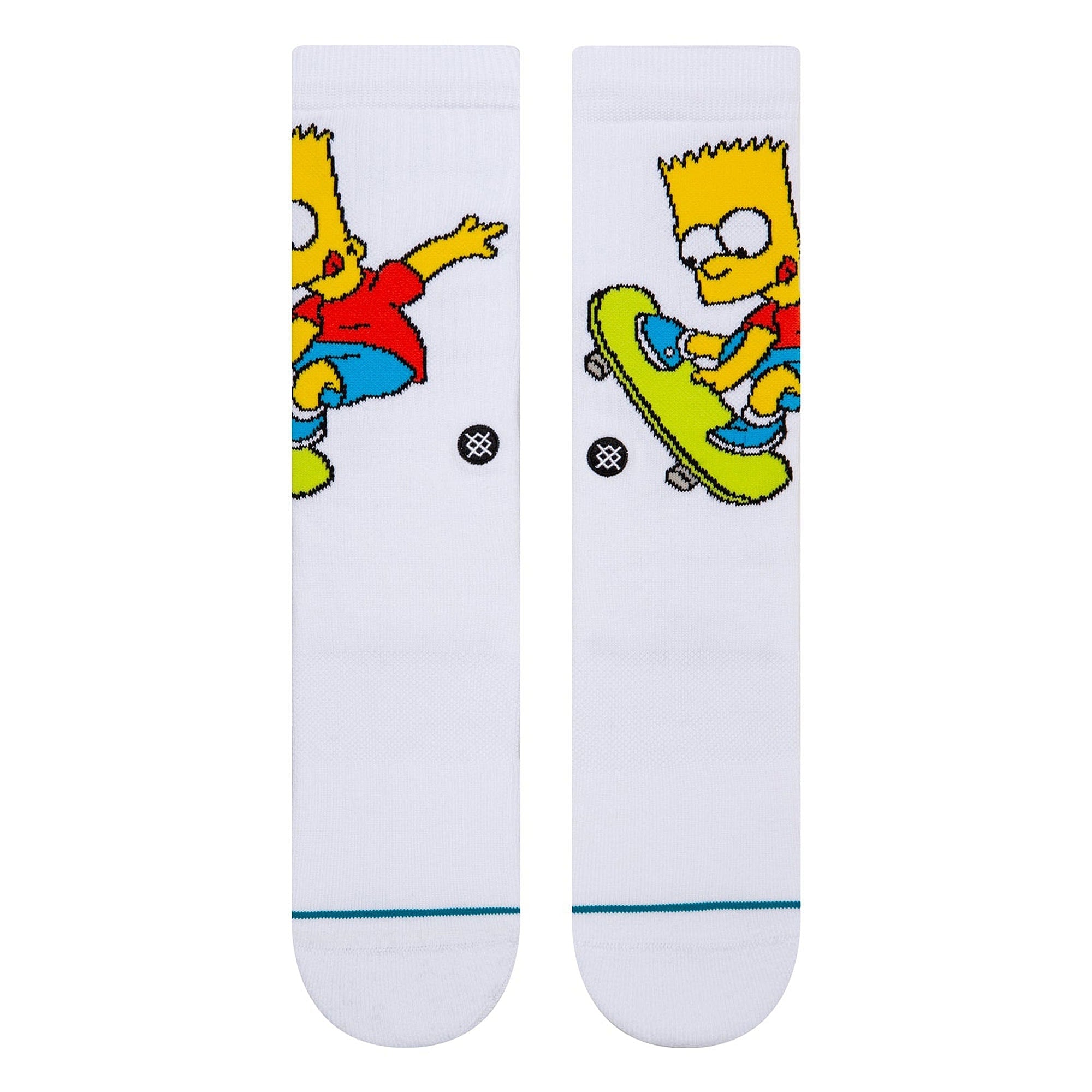 Stance Bart Simpson Socks White Socks Material | Overkill
