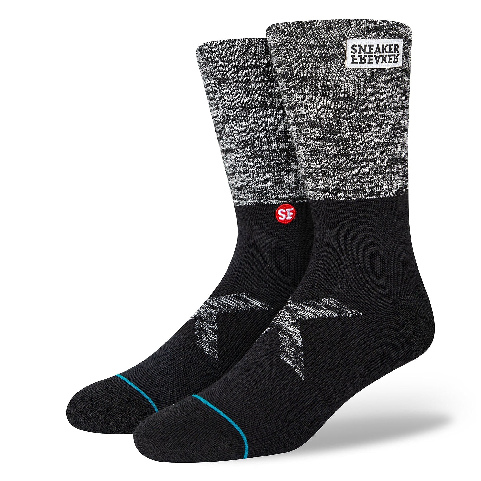 Stance Freaker Patch Socks Black Socks A556A22FRP-BLK | Overkill
