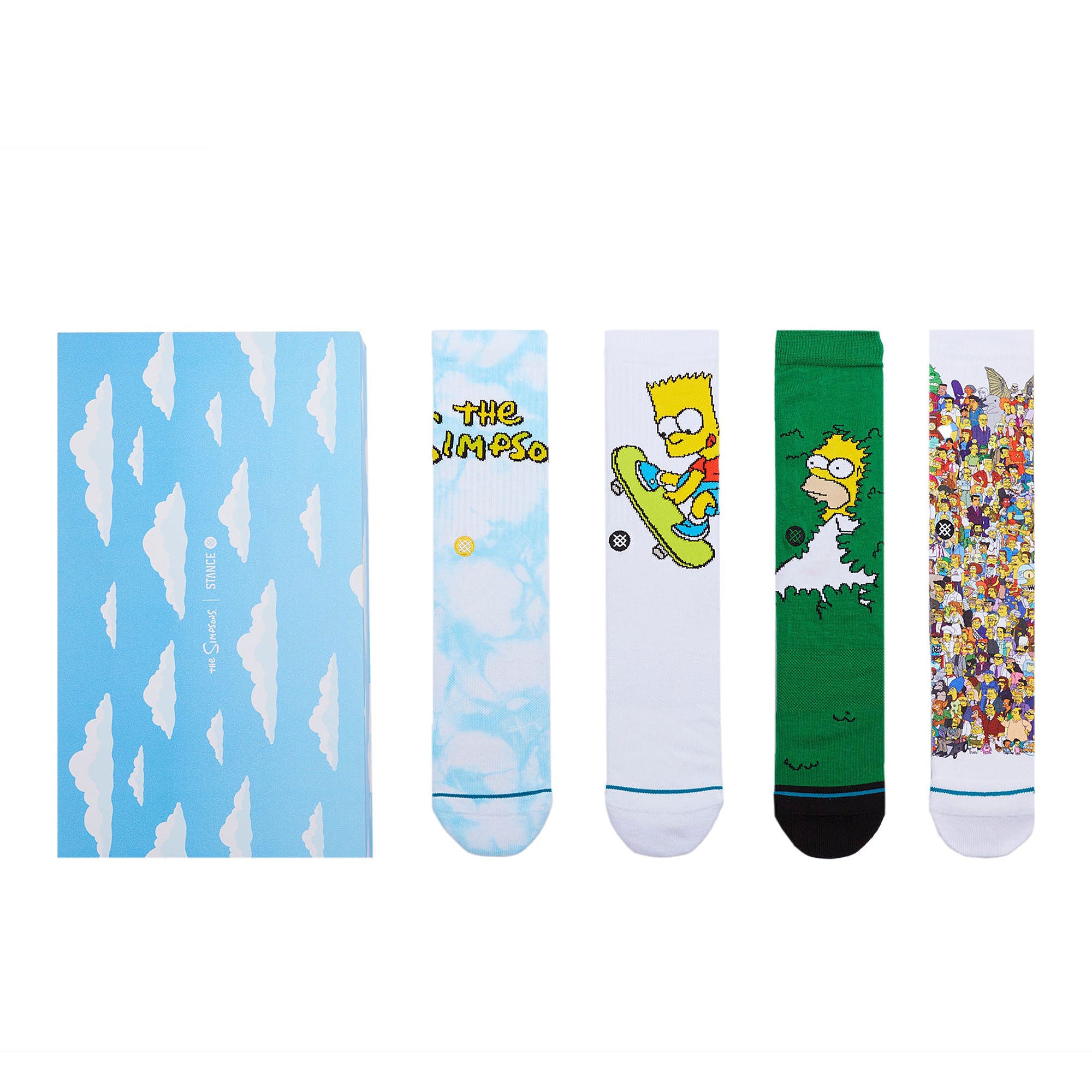 Stance Simpsons Box Set Multi Socks Close-up | Overkill