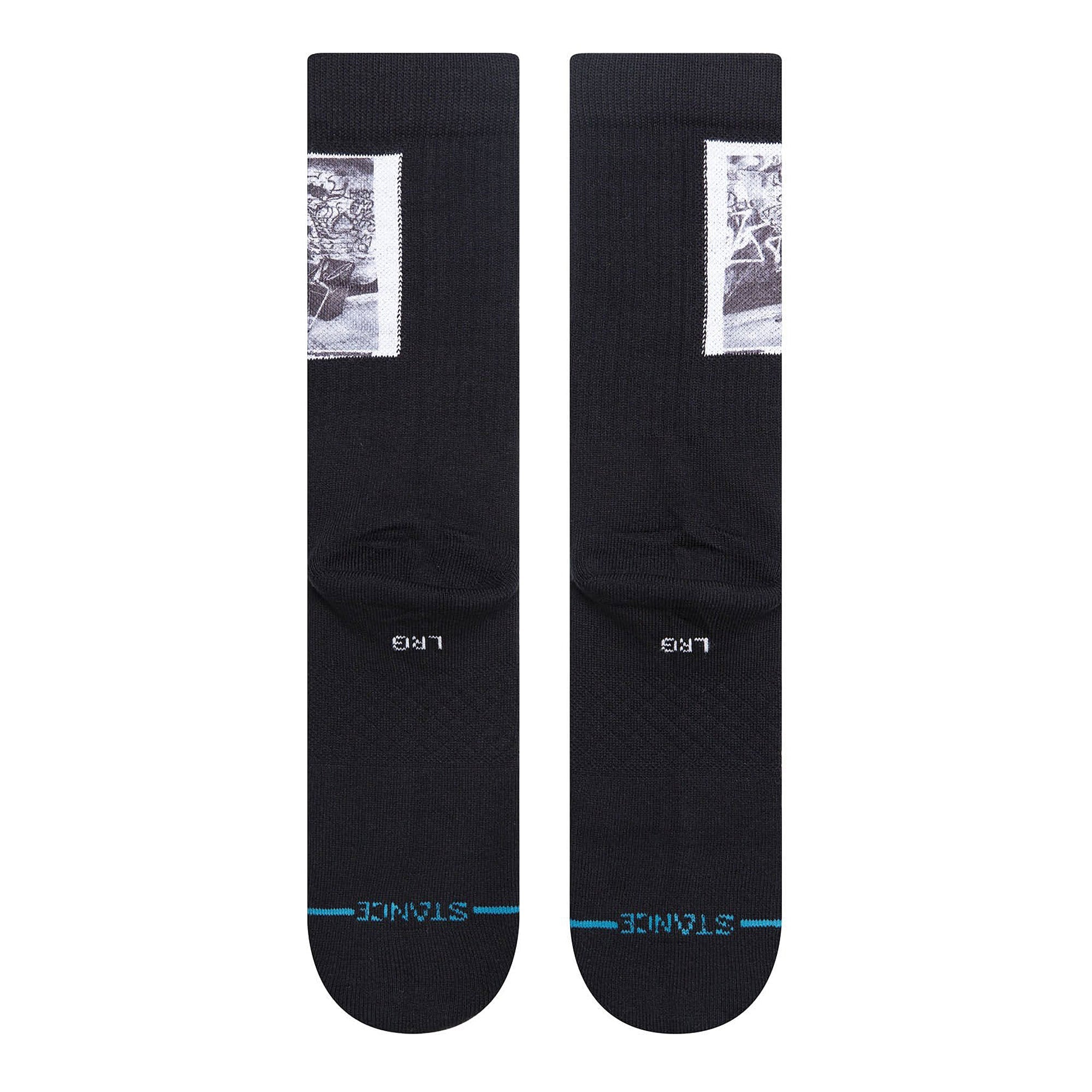 Stance Yasmineh Socks Black Socks Close-up | Overkill