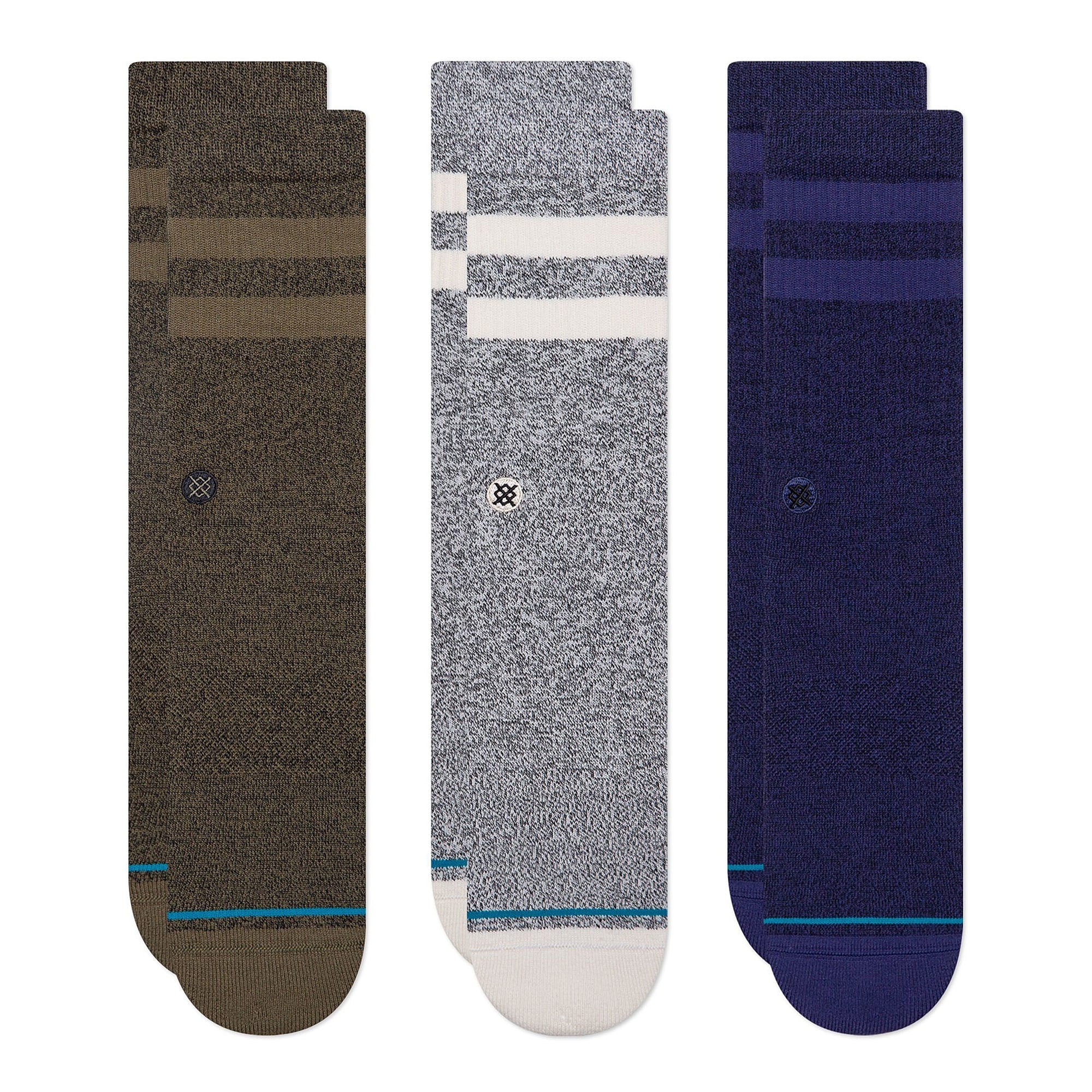Stance The Joven 3 Pack Socks Grey Socks A556C20JPK-GRY | Overkill
