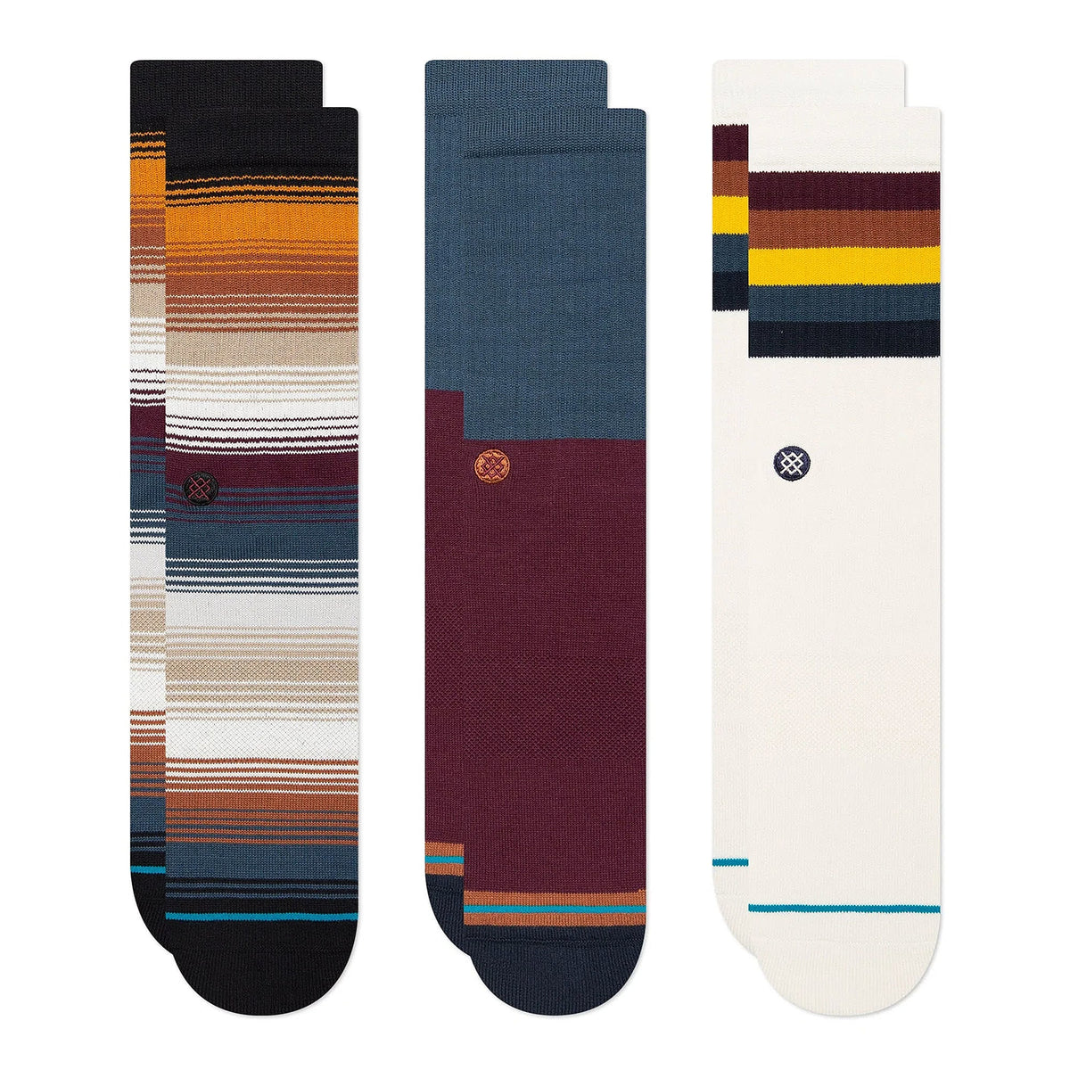 Stance Breakwater 3 Pack Socks Navy Socks A556C22BRW-NVY | Overkill
