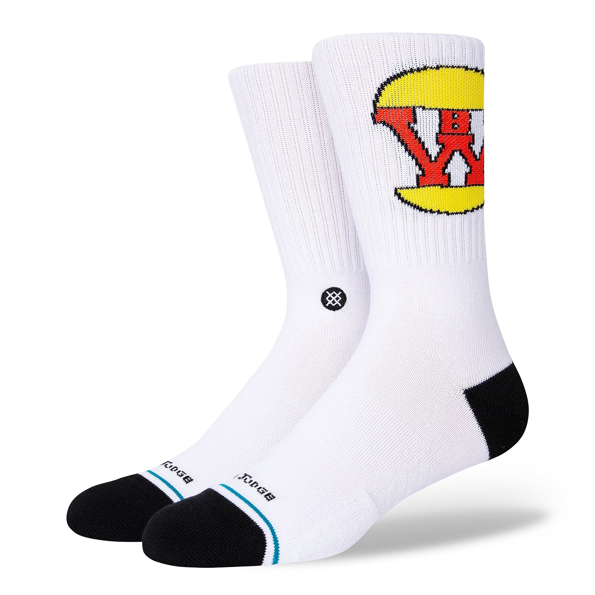 Stance Burgerworld Socks White Socks A556D21BUR-WHT | Overkill